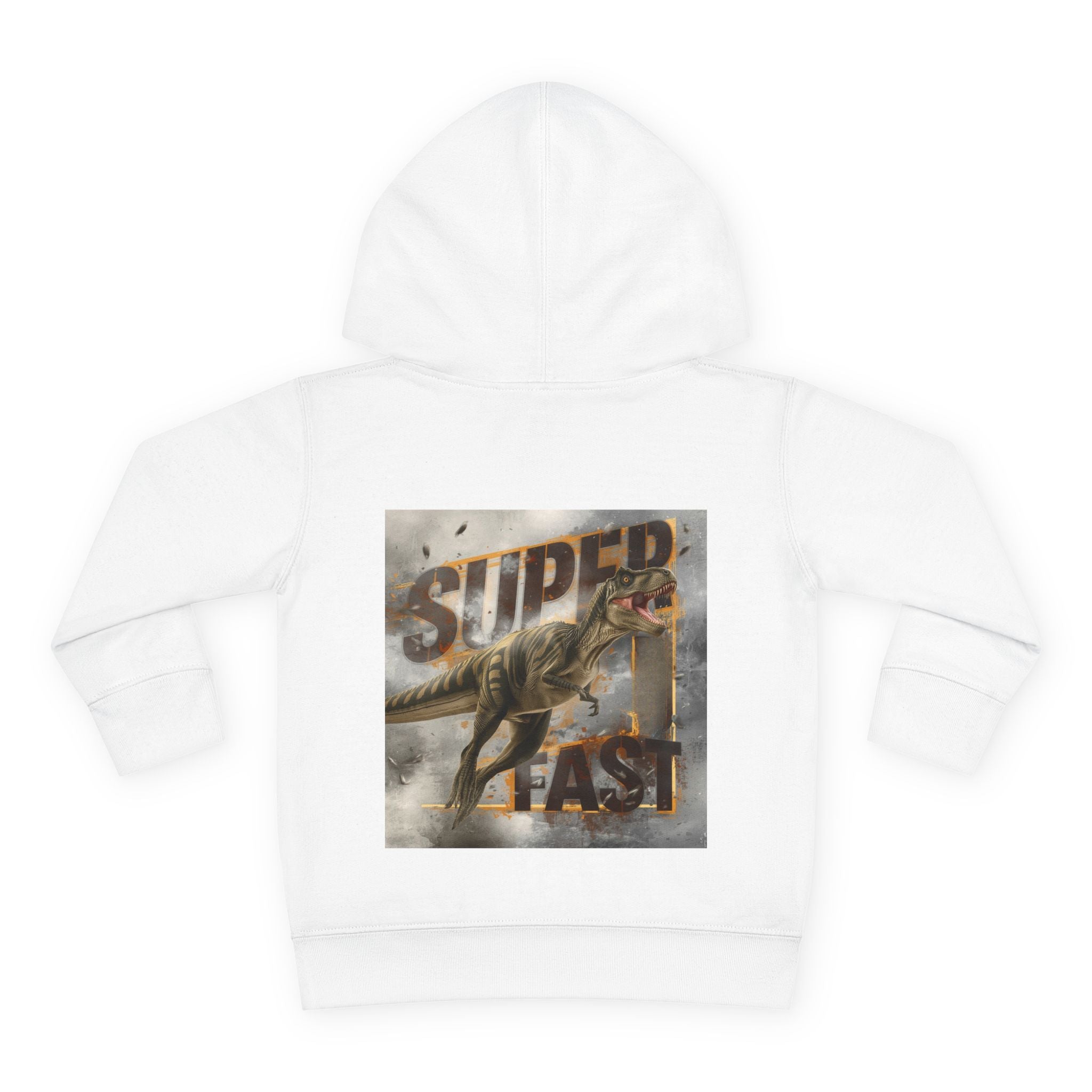 Toddler Hoodie — "Super Fast" Dinosaur Pullover