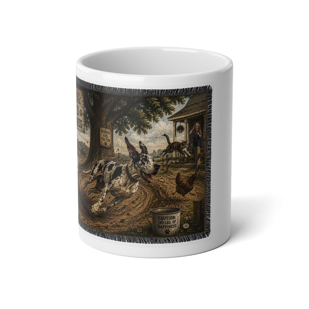 20oz Farm Great Dane Zoomies Jumbo Coffee Cup