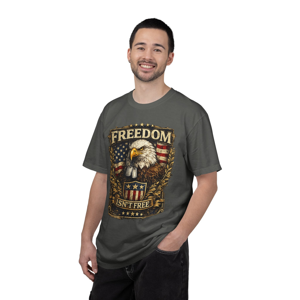 Freedom Isn't Free Eagle T-Shirt — Patriotic American Flag Tee