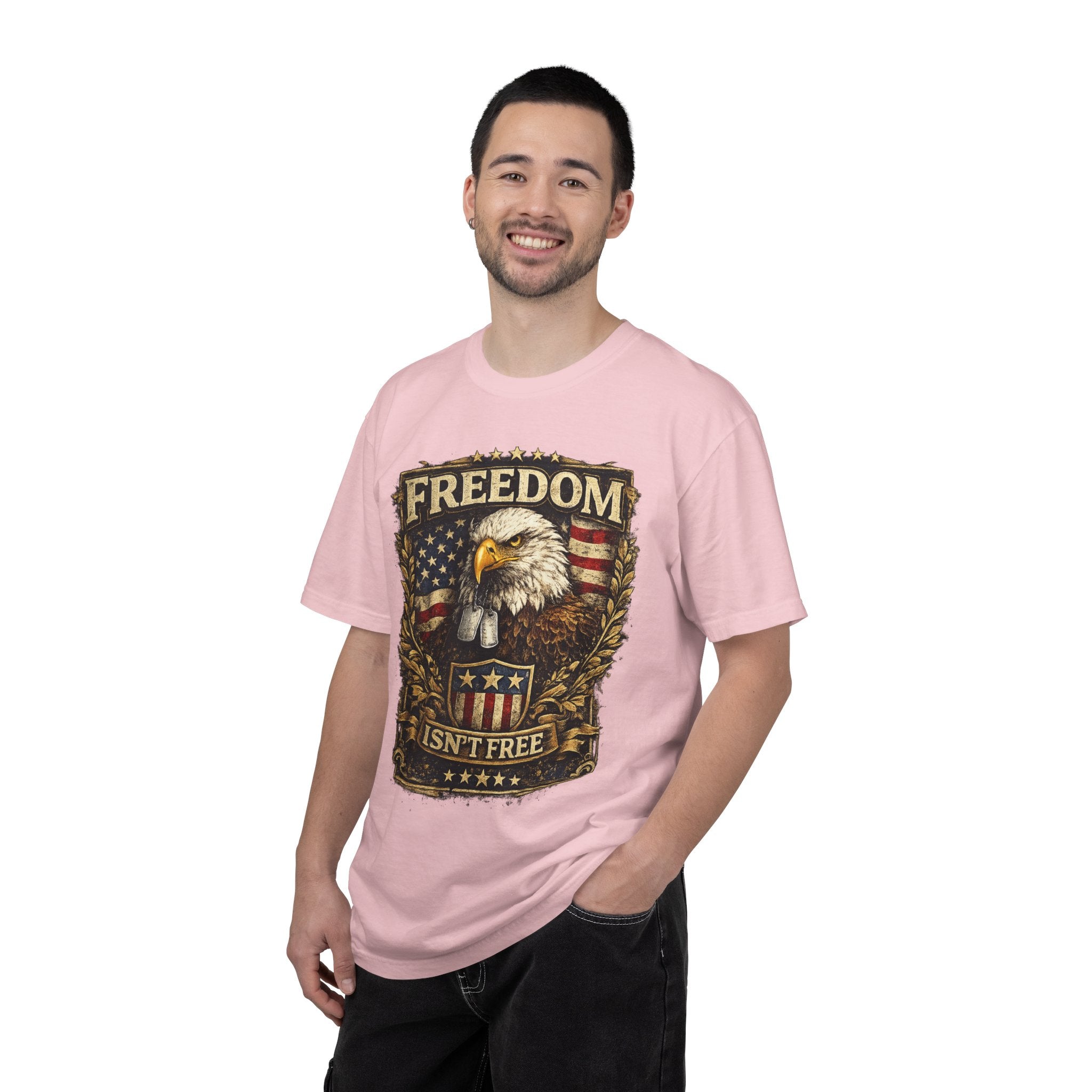 Freedom Isn't Free Eagle T-Shirt — Patriotic American Flag Tee