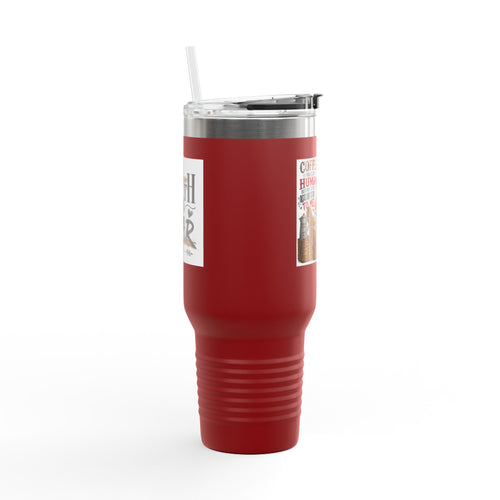 40oz Insulated Travel Mug Country Granny Coffee Addict