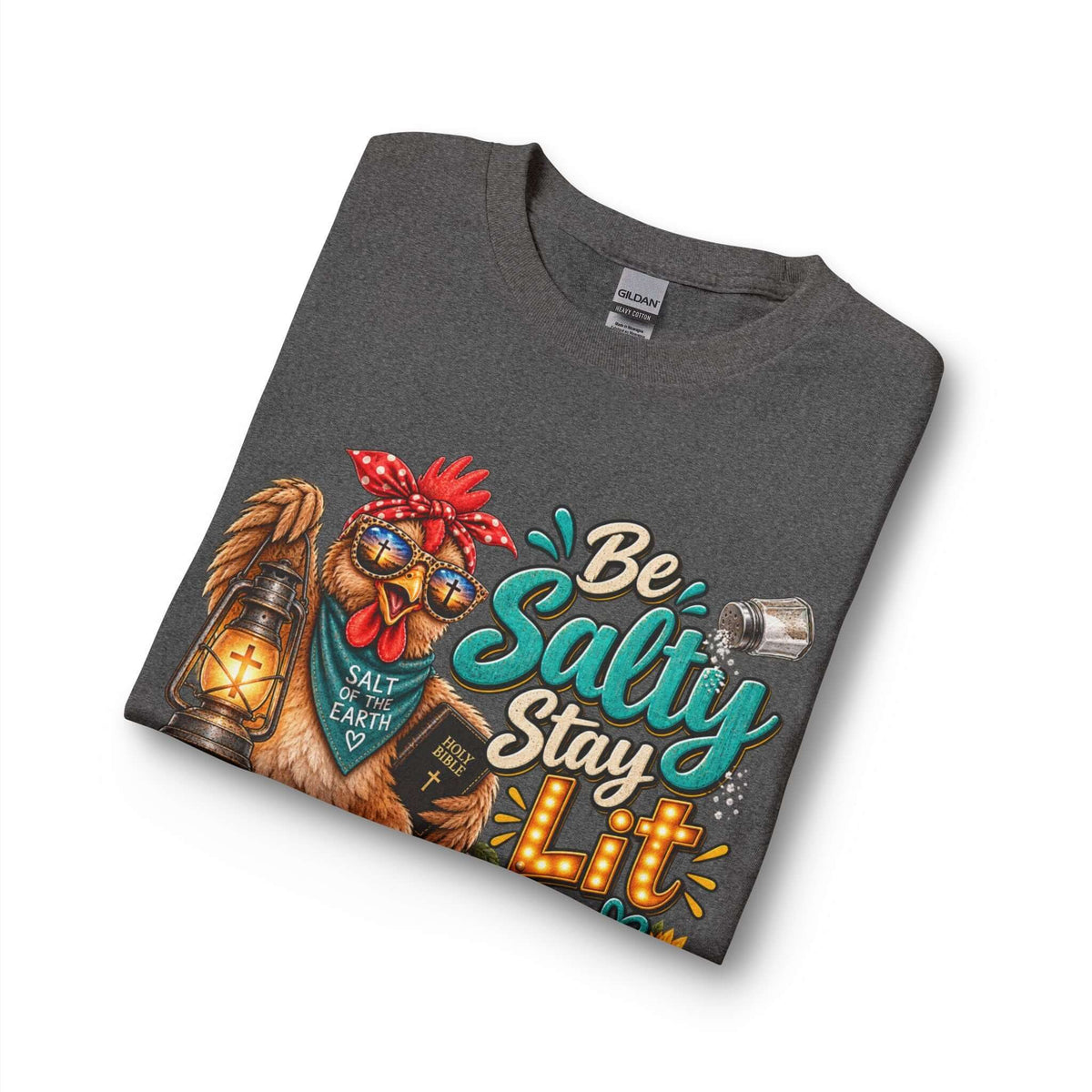 Be Salty Stay Lit Rooster Long Sleeve Tee