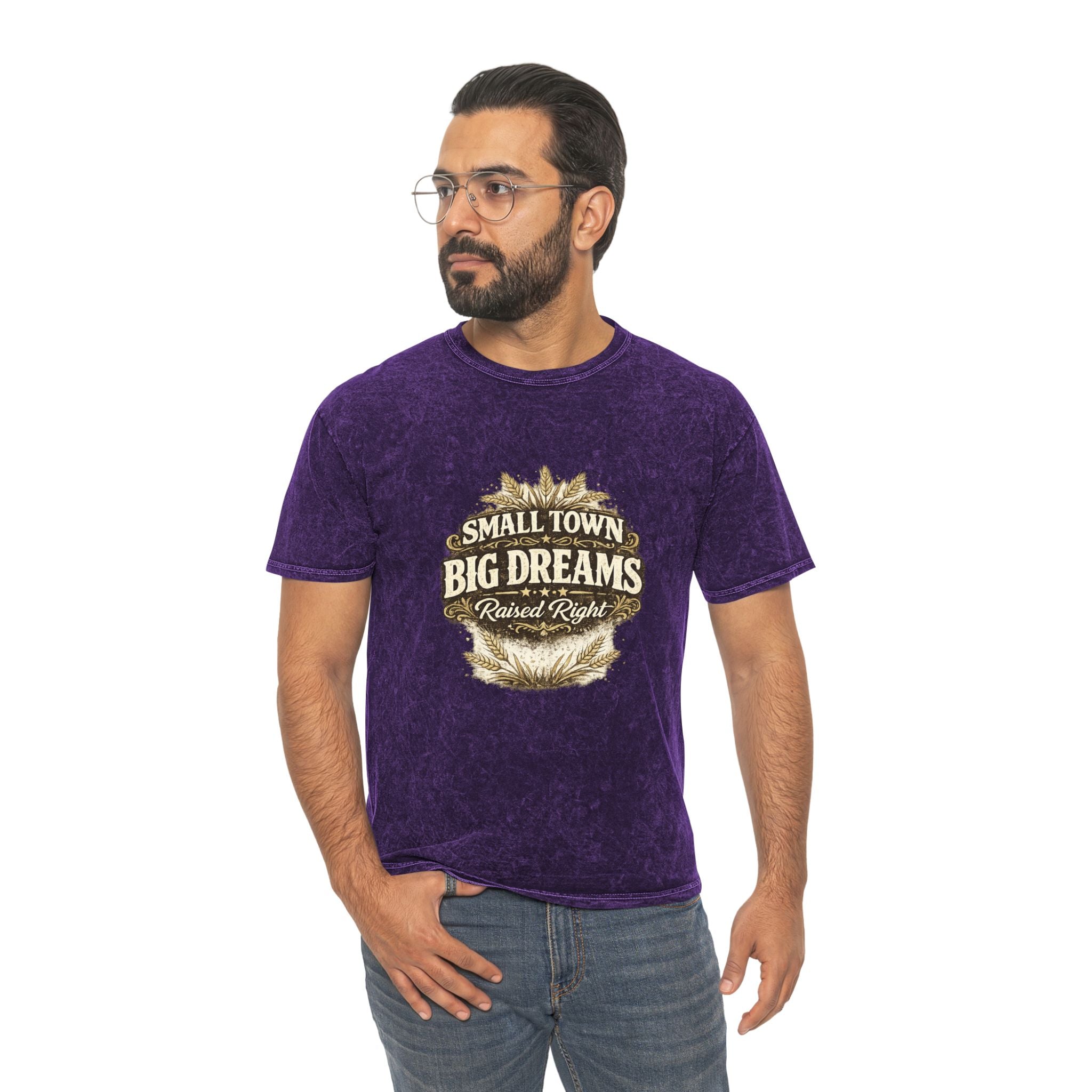 Small Town Big Dreams T-Shirt — Rustic Country Pride Tee