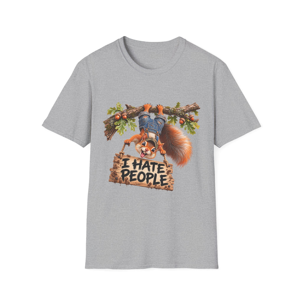 I Hate People Squirrel T-Shirt 