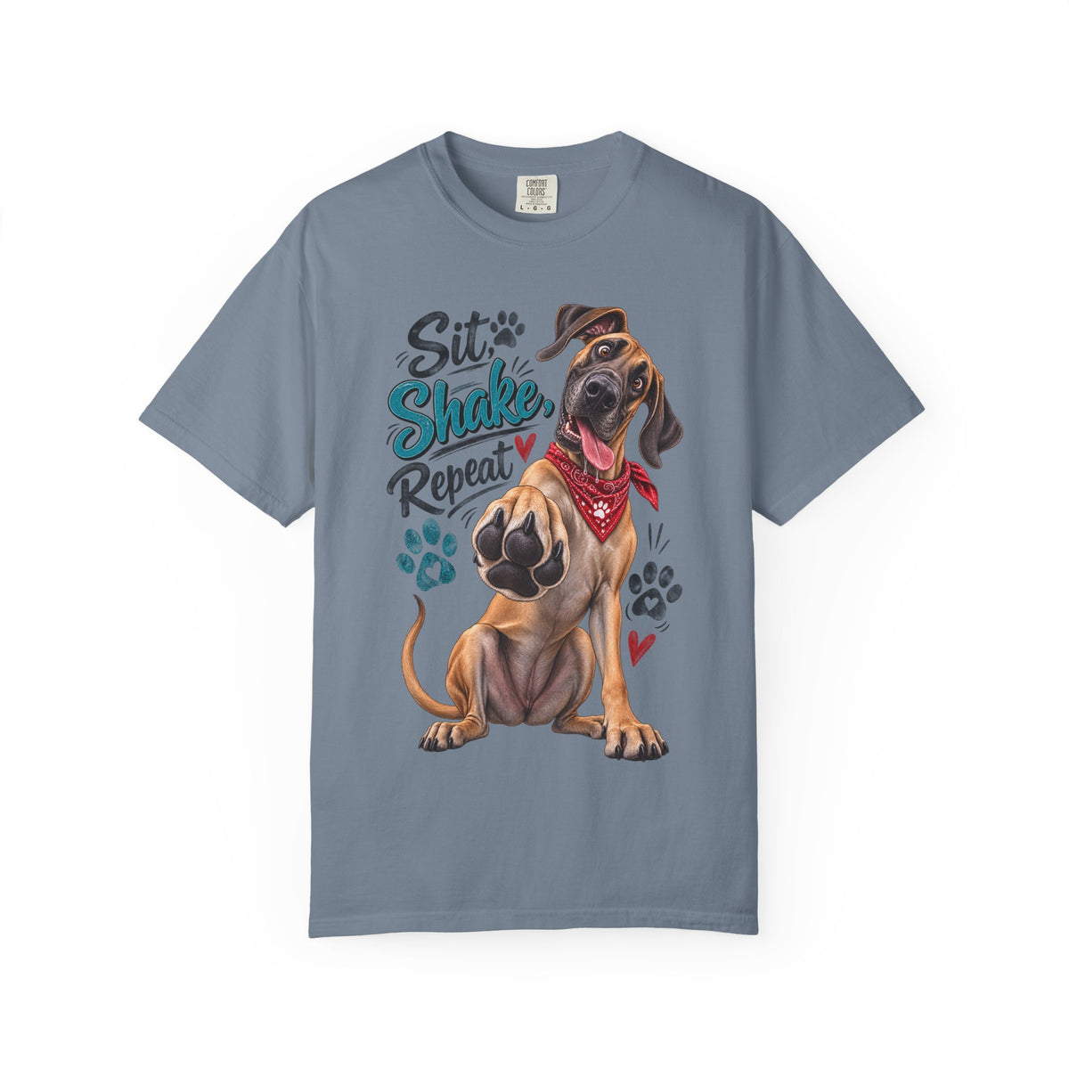 Great Dane Paw Print Tee