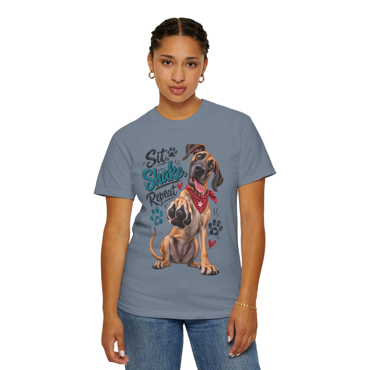Great Dane Paw Print Tee