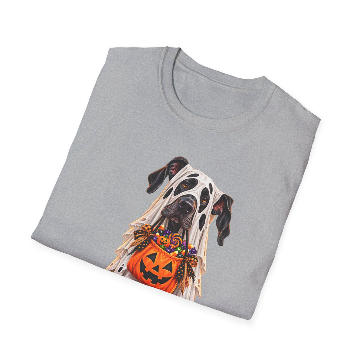 Halloween Dalmatian T-Shirt — Cute Dog with Jack-O’-Lantern Costume