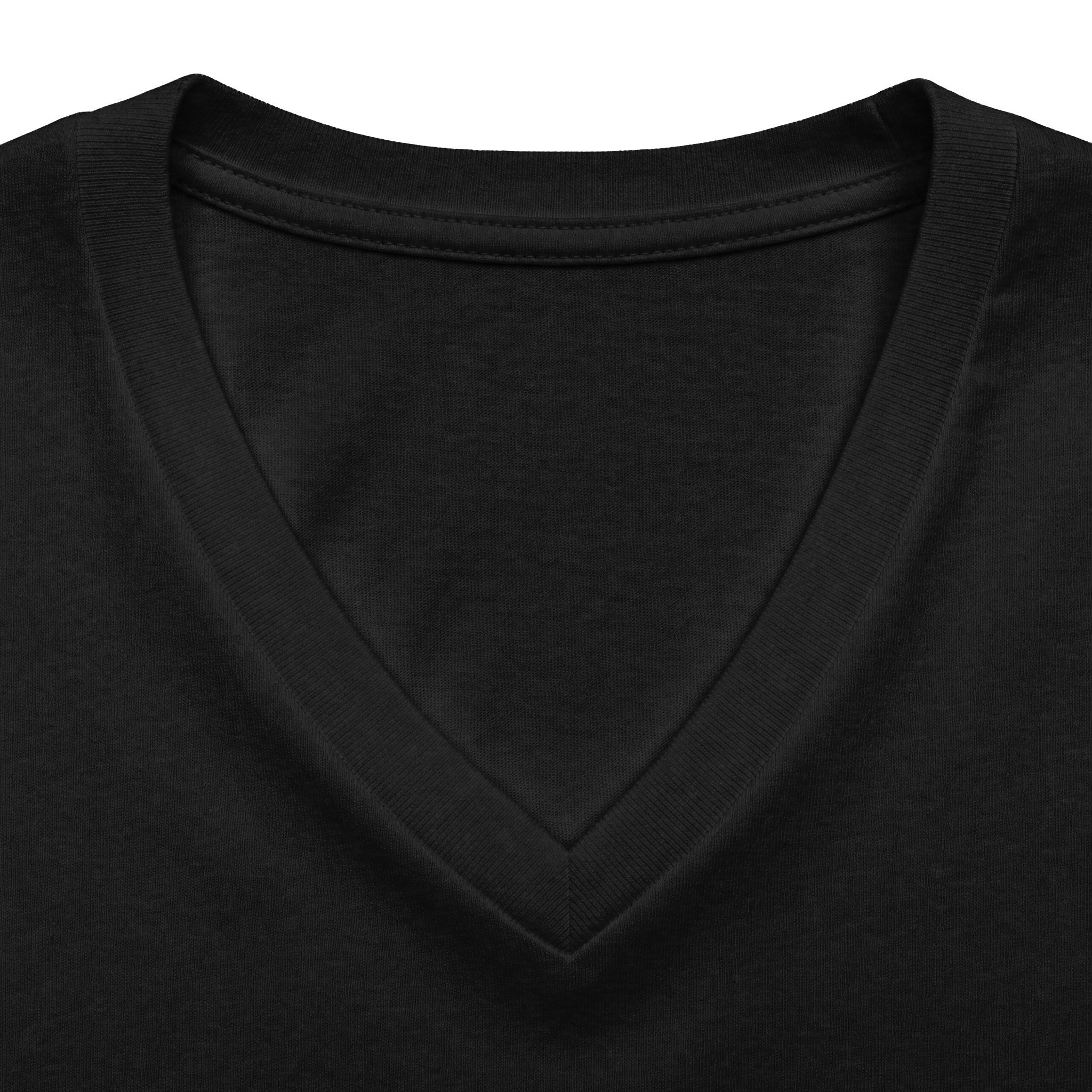 V-Neck Tee — "It's 10 PM... Do You Know Where Your Kids Are?" Retro Dog Graphic