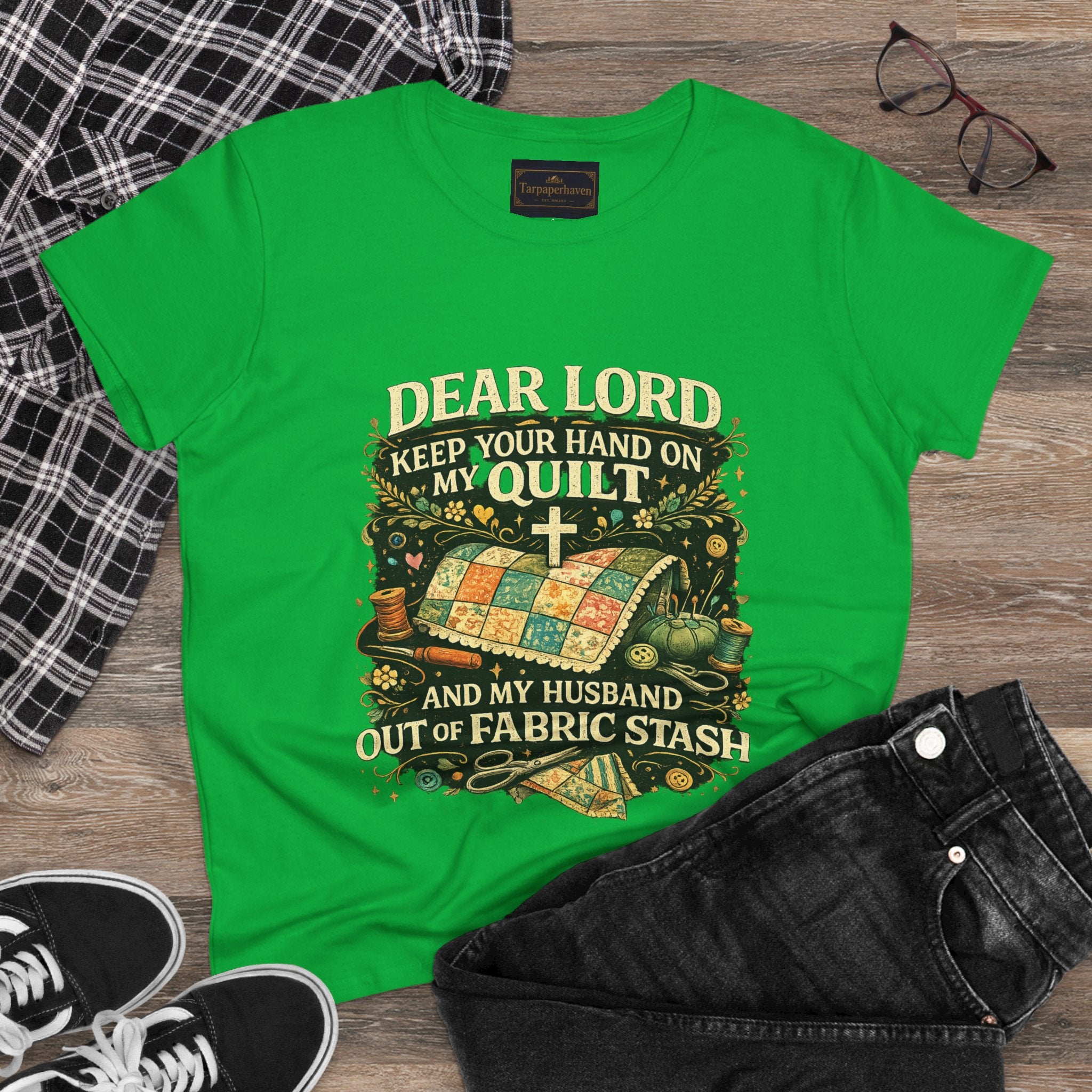 Quilt Prayer Tee —  Women's T‑Shirt