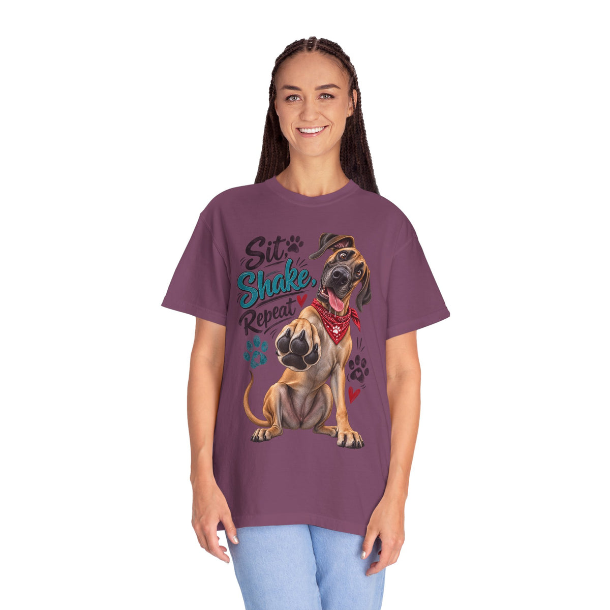 Great Dane Paw Print Tee