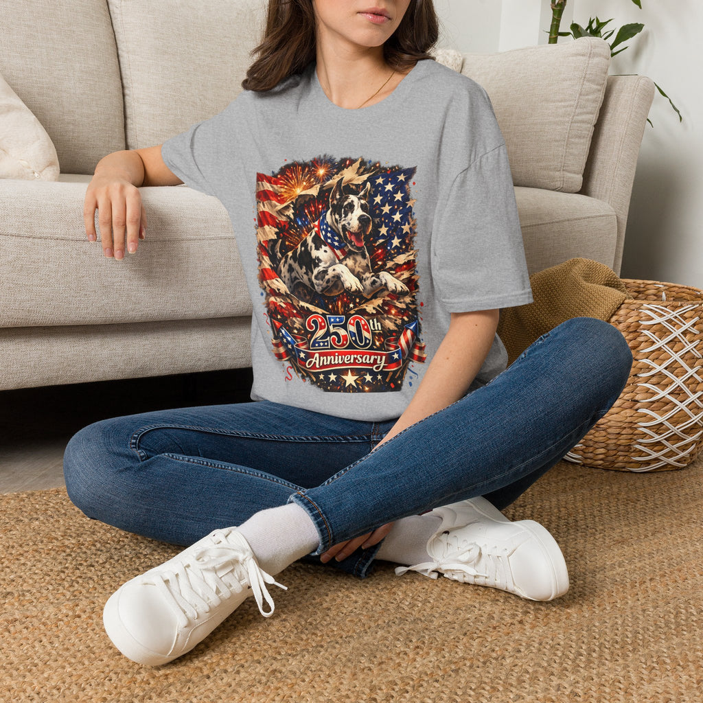 Patriotic 250th Great Dane T-Shirt