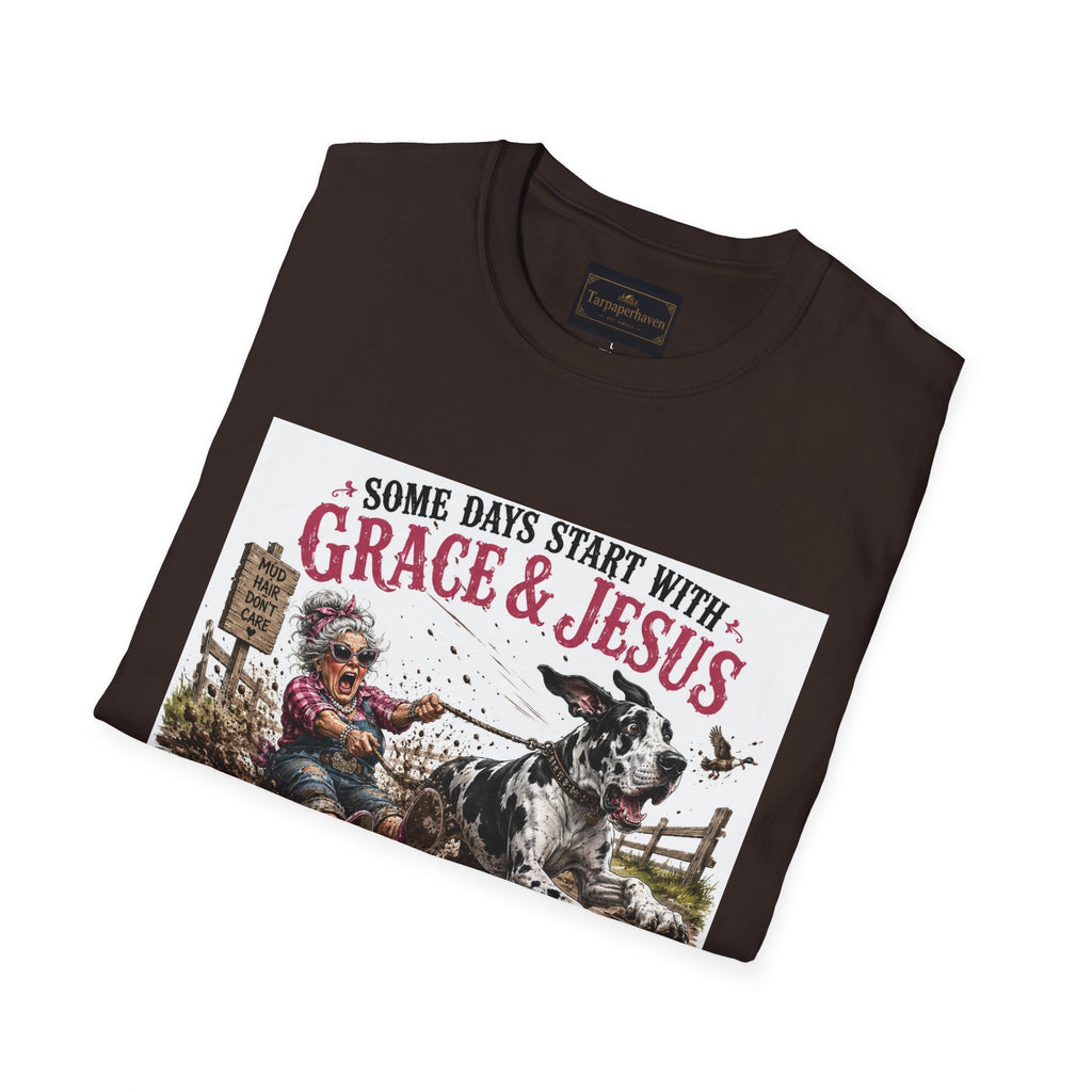 Christian Great Dane Mud-Slinging Graphic Tee