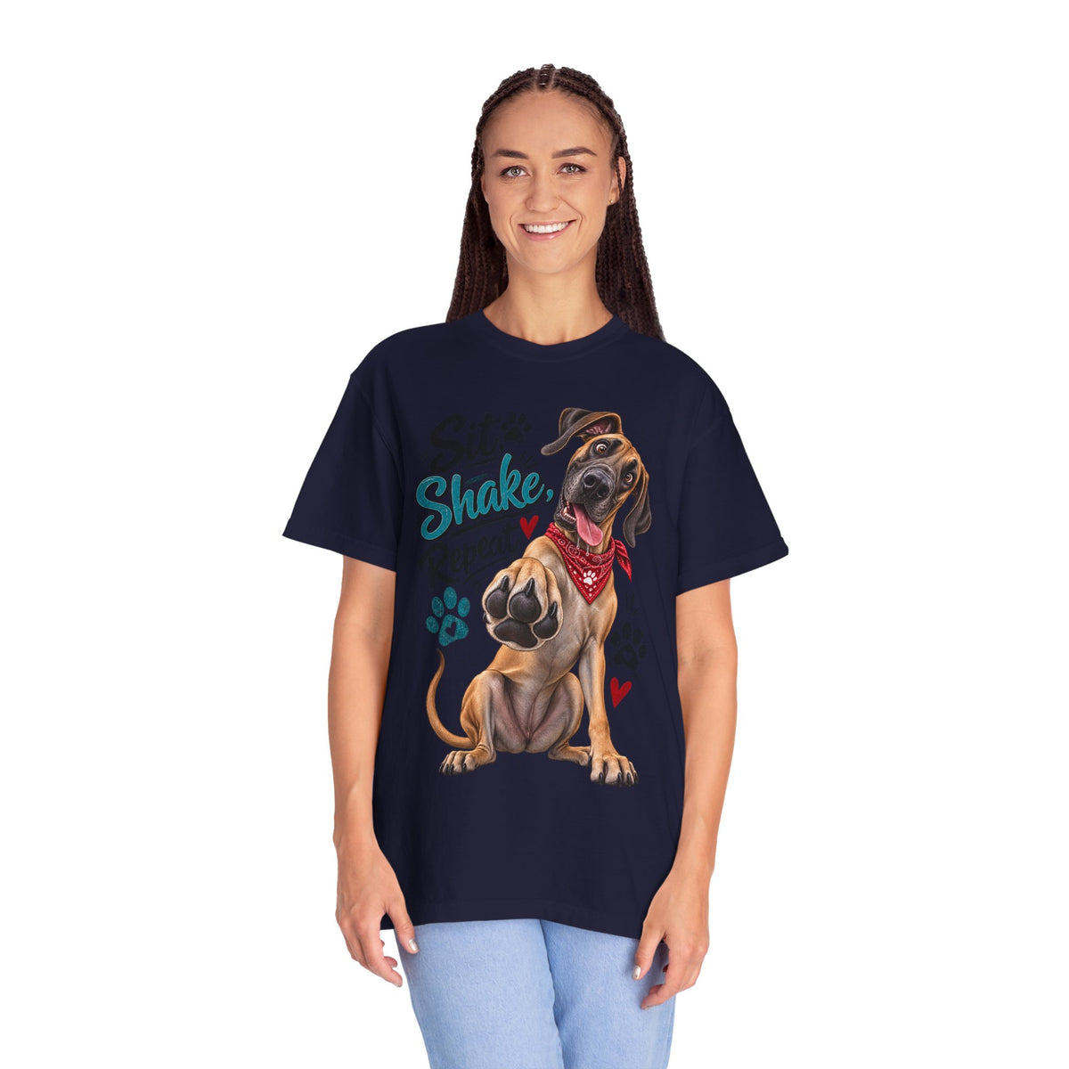 Great Dane Paw Print Tee
