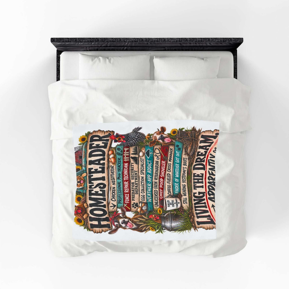 Homesteader Velveteen Plush Blanket