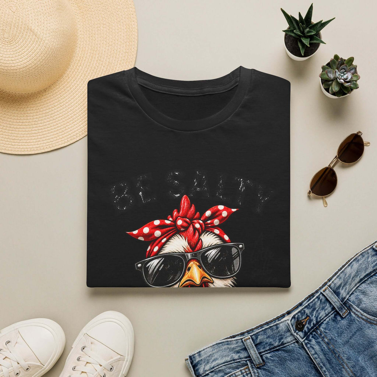 Be Salty Stay Lit Chicken T-Shirt