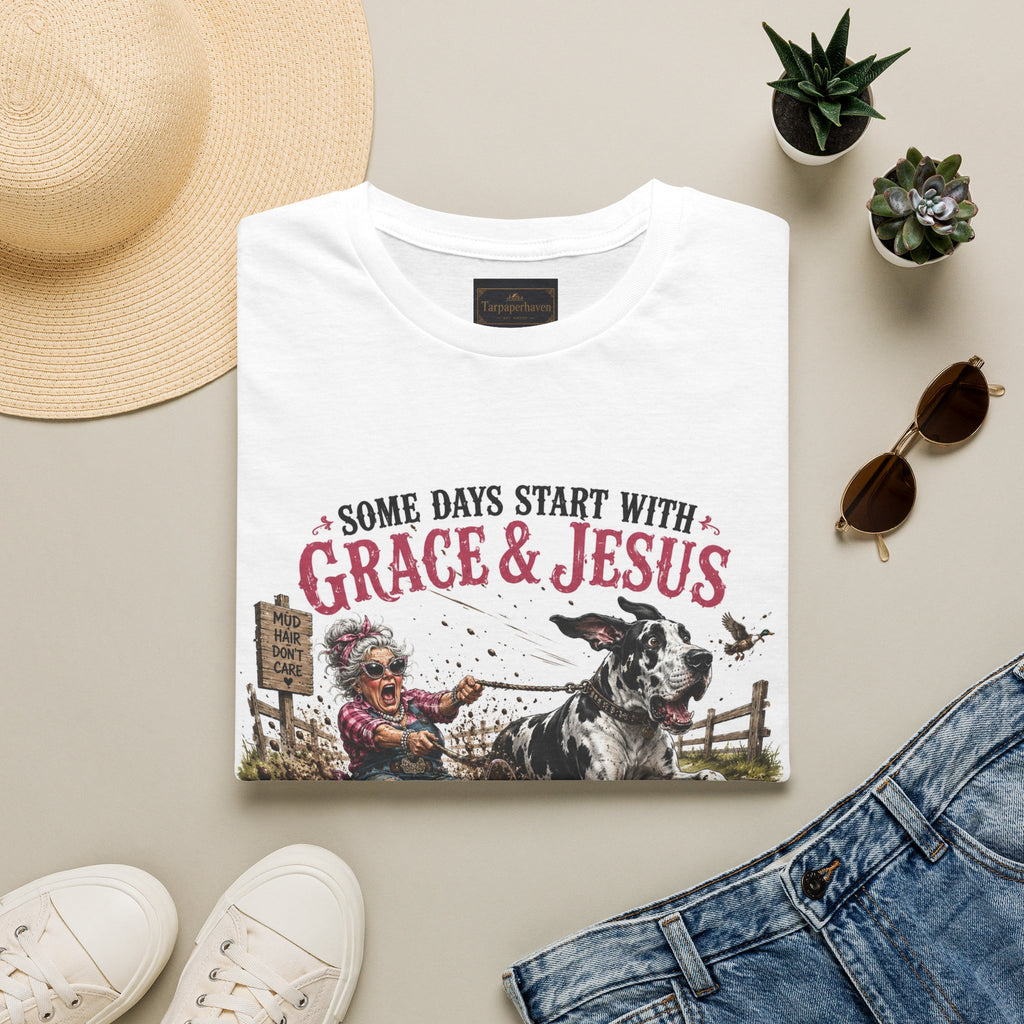 Christian Great Dane Mud-Slinging Graphic Tee