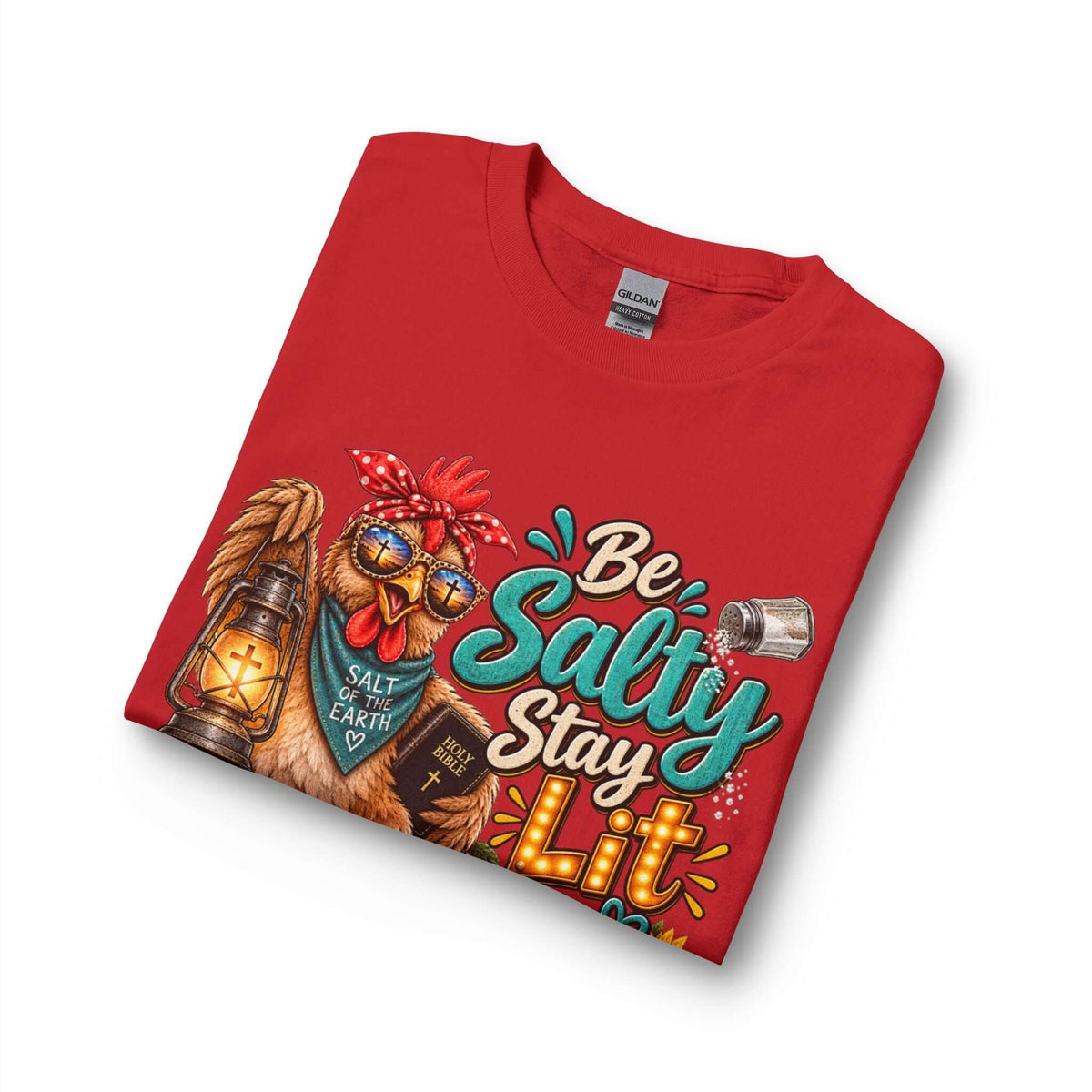 Be Salty Stay Lit Rooster Long Sleeve Tee
