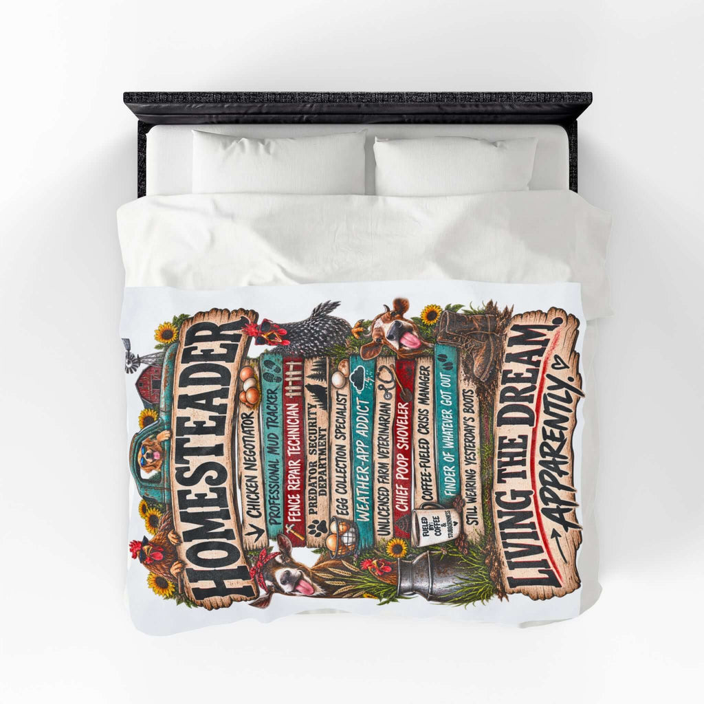 Homesteader Velveteen Plush Blanket