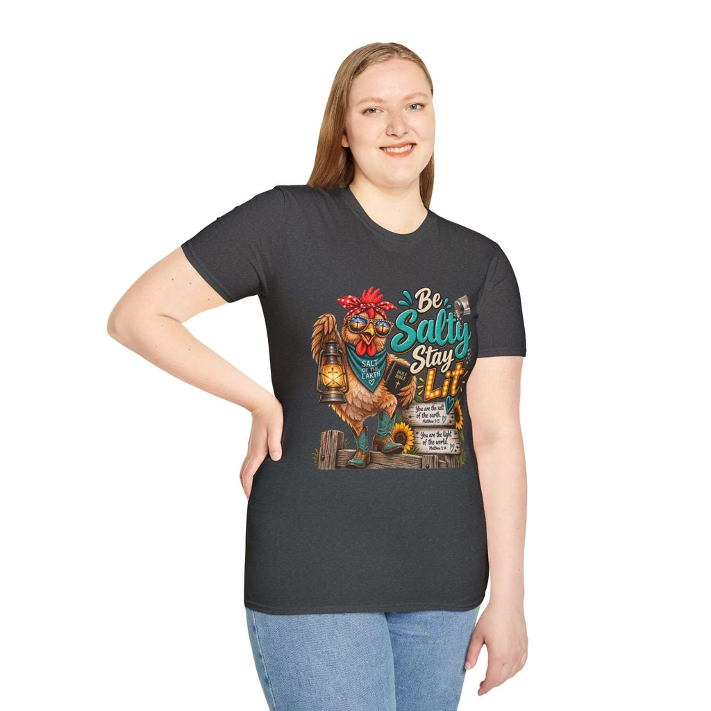 Be Salty Stay Lit Chicken  T-Shirt