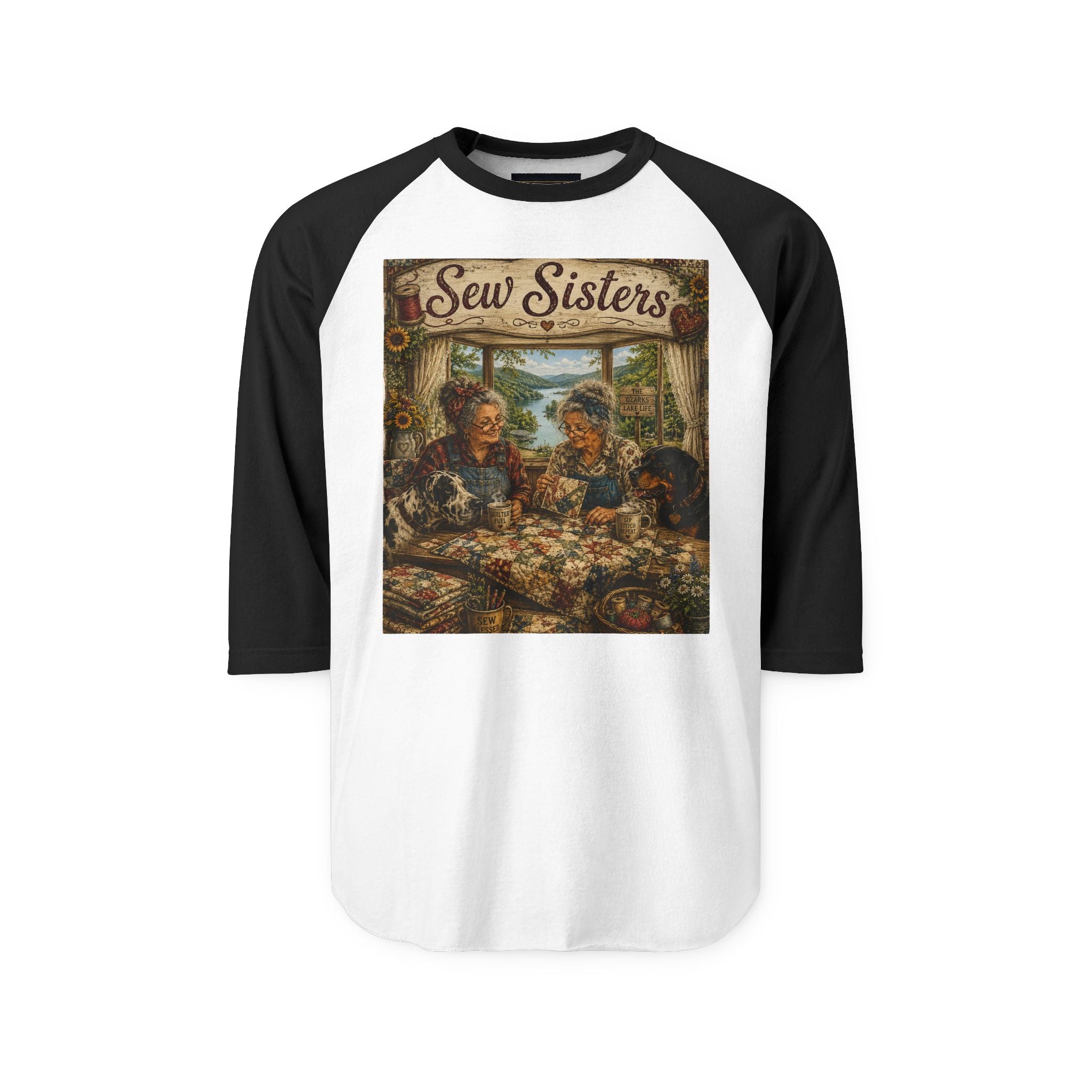 Sew Sisters Quilt Retreat  Ozarks  Raglan Shirt
