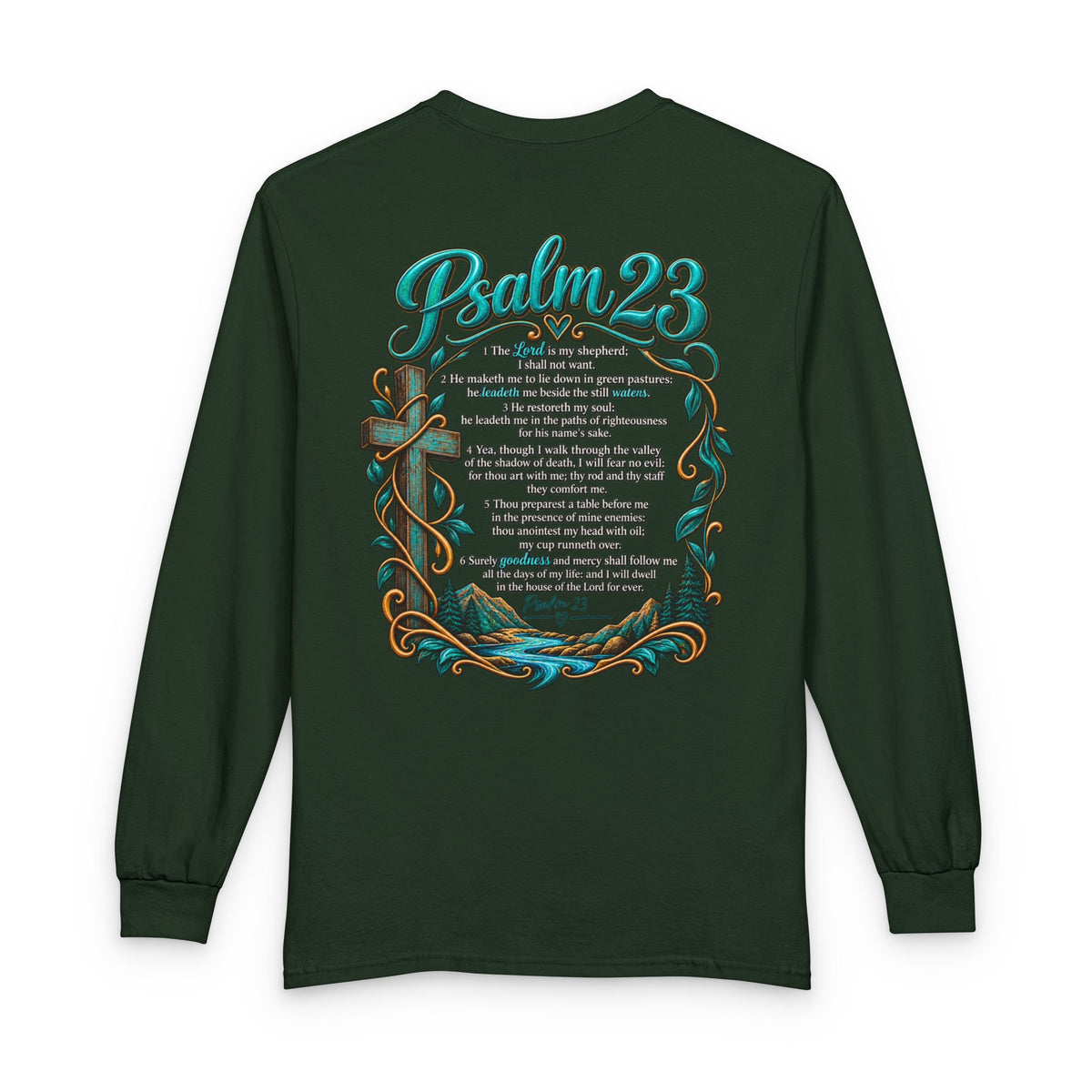 Psalm 23 Long Sleeve Tee