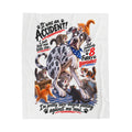 Velveteen Plush Blanket — Funny