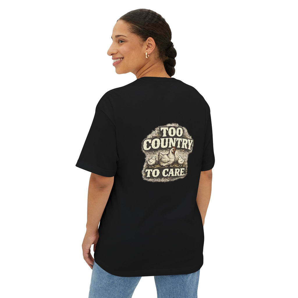 Too Country To Care Tee — Vintage Retro Country Graphic T-Shirt