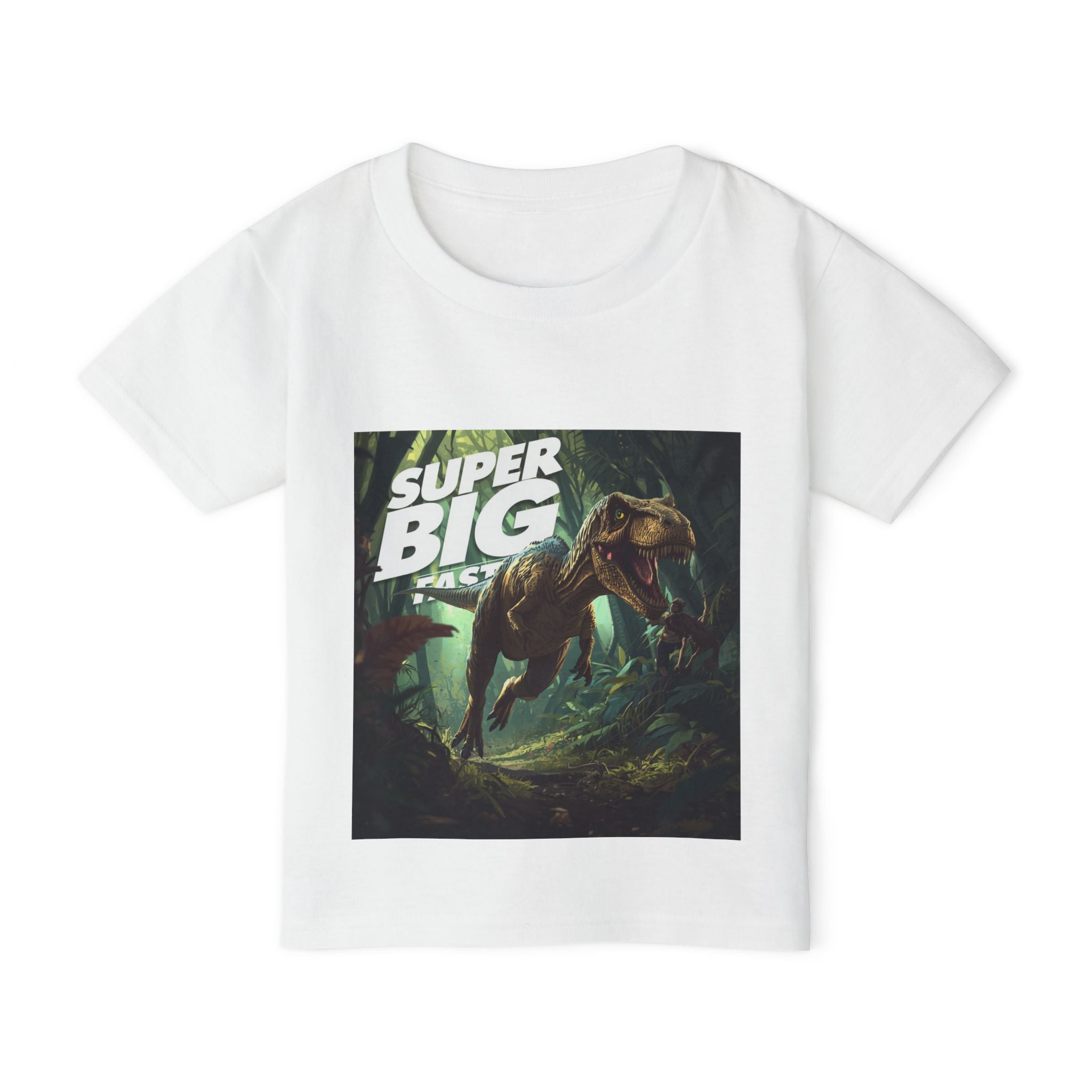 Toddler T-Shirt — 'Super Big' T-Rex Dino Graphic Tee for Kids