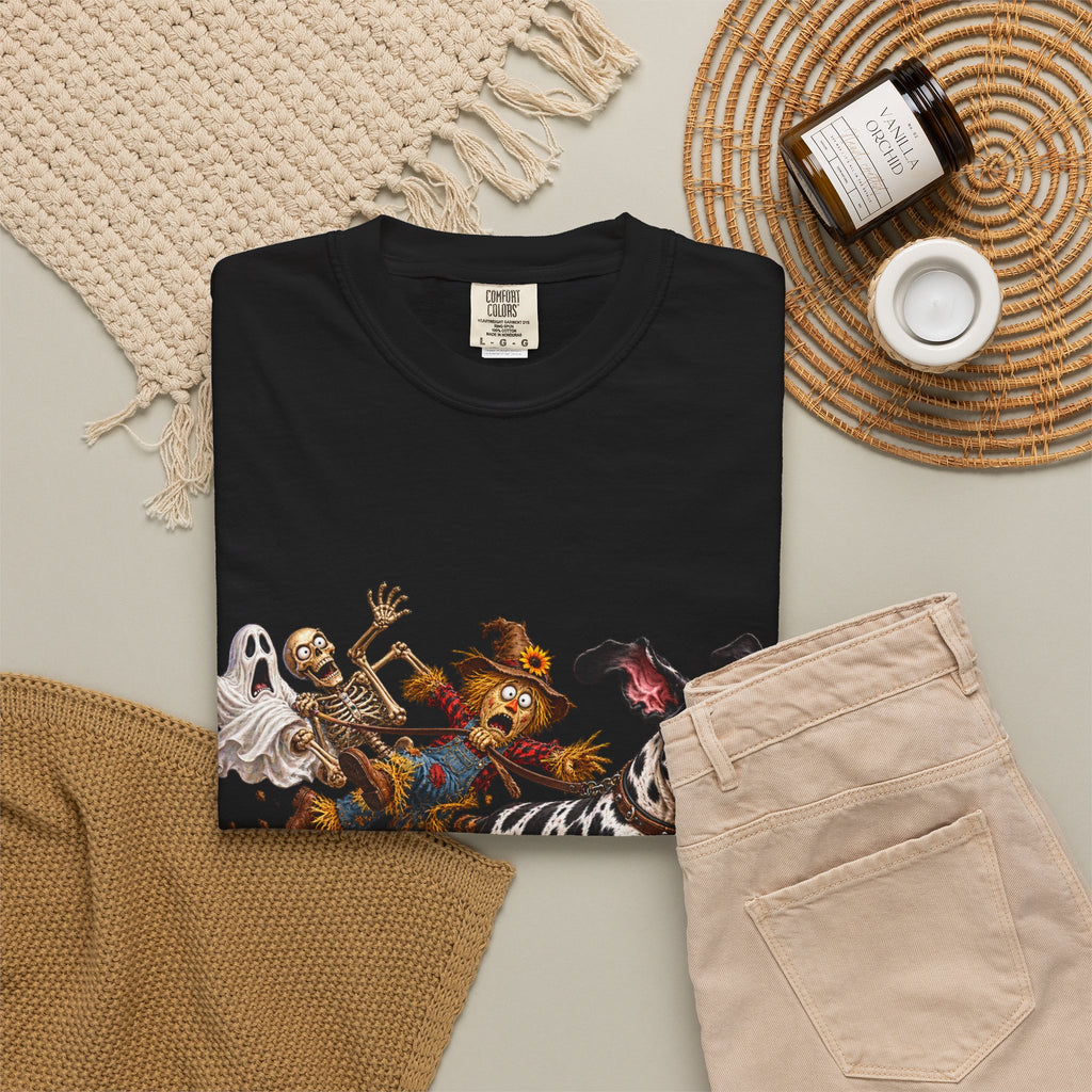 Halloween Great Dane T-Shirt — Cute Dog in Pumpkin Costume Graphic Tee