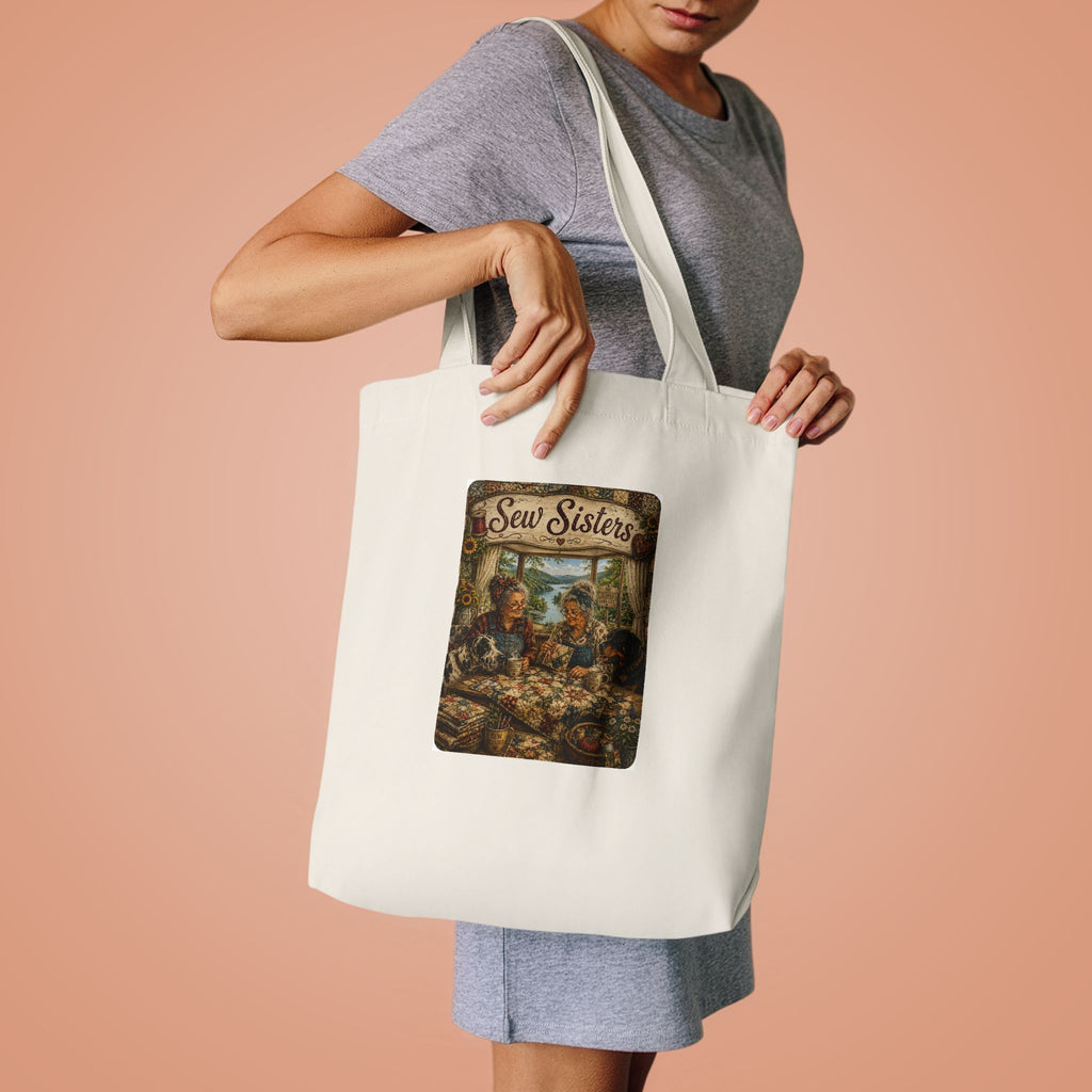 Vintage “Sew Sisters” Ozark MO Design Tote bag