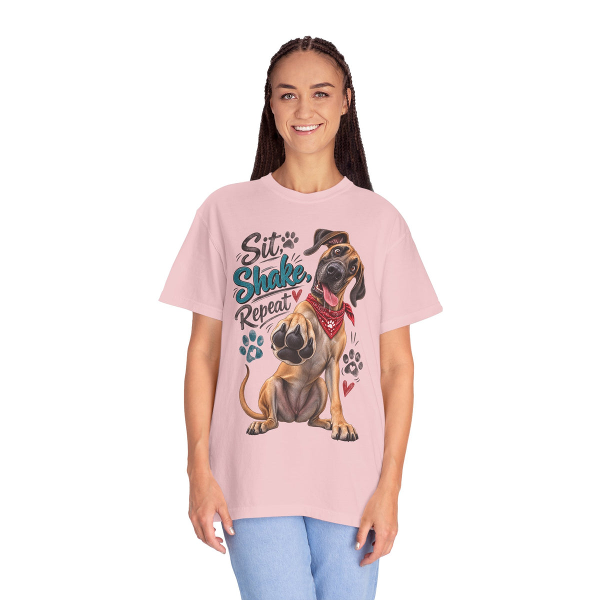 Great Dane Paw Print Tee