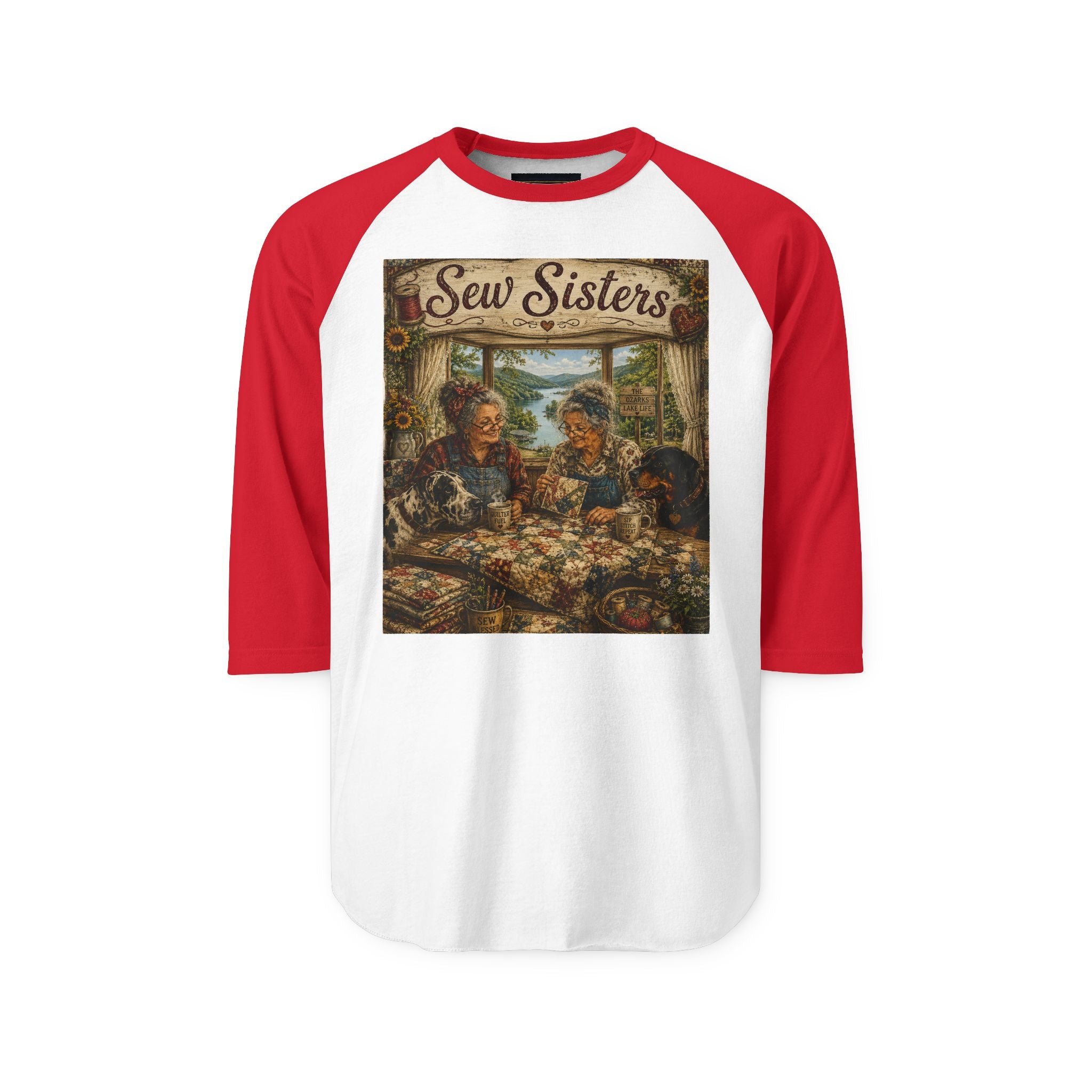 Sew Sisters Quilt Retreat  Ozarks  Raglan Shirt