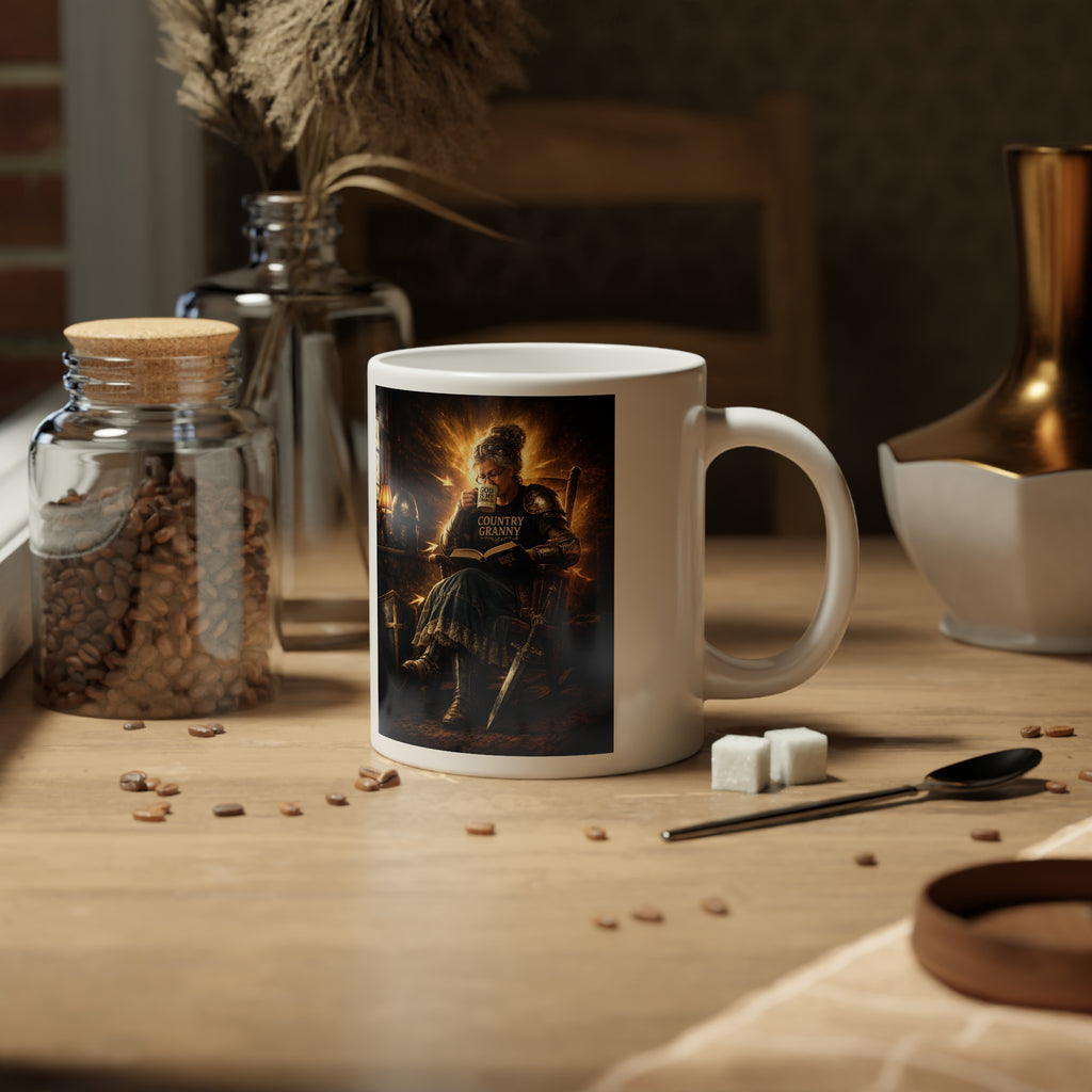 20oz Jumbo Mug — Country Granny Faith Coffee Cup