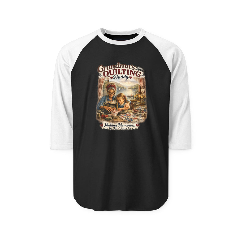 Quilting Grandma Raglan Shirt – "Grandma's Quilting is My Therapy" 3/4 Sleeve