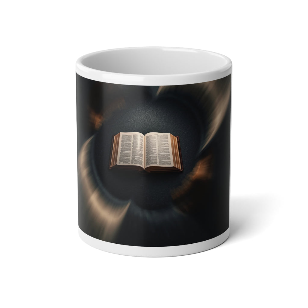 20oz Jumbo Mug — Open Bible Glow Coffee Cup