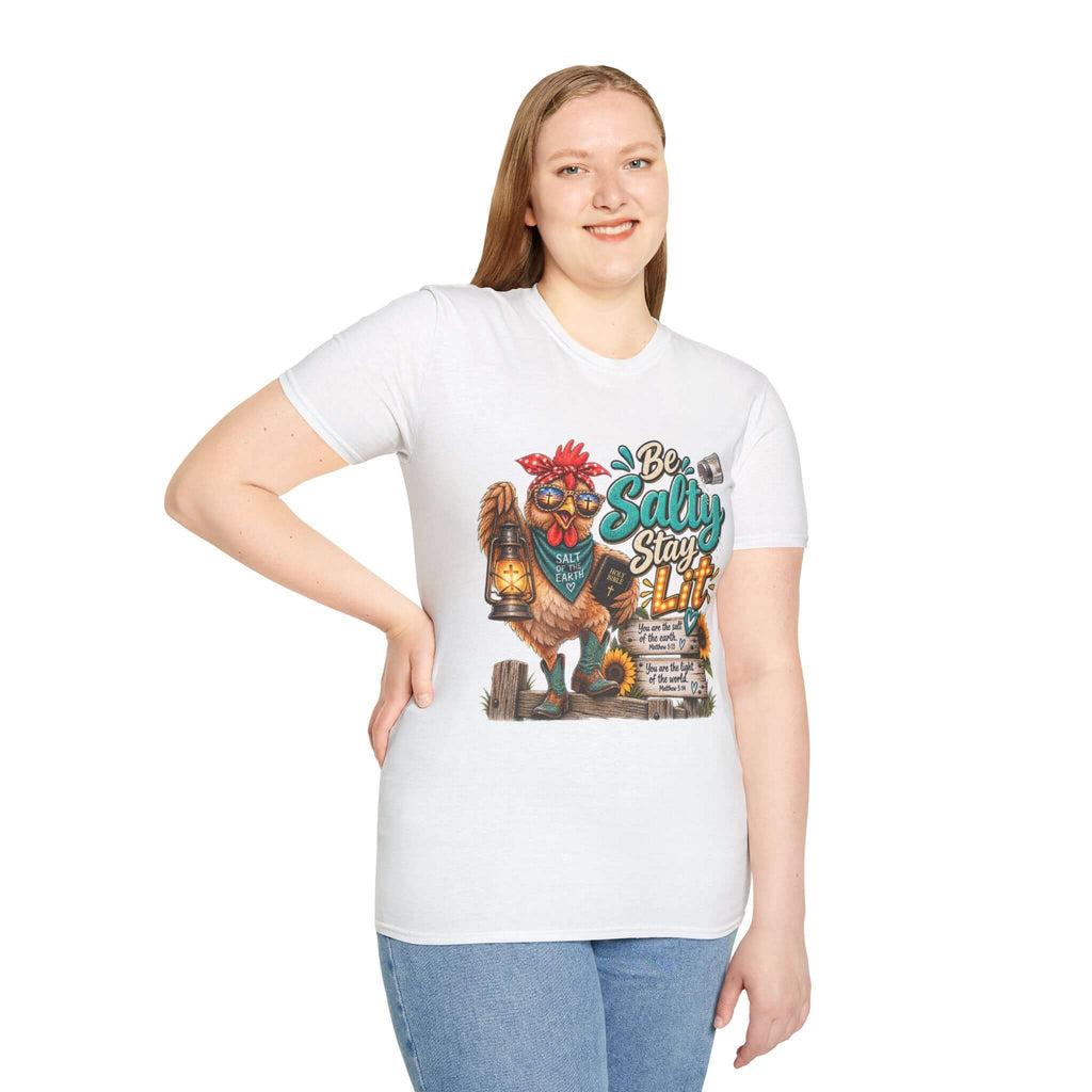 Be Salty Stay Lit Chicken  T-Shirt