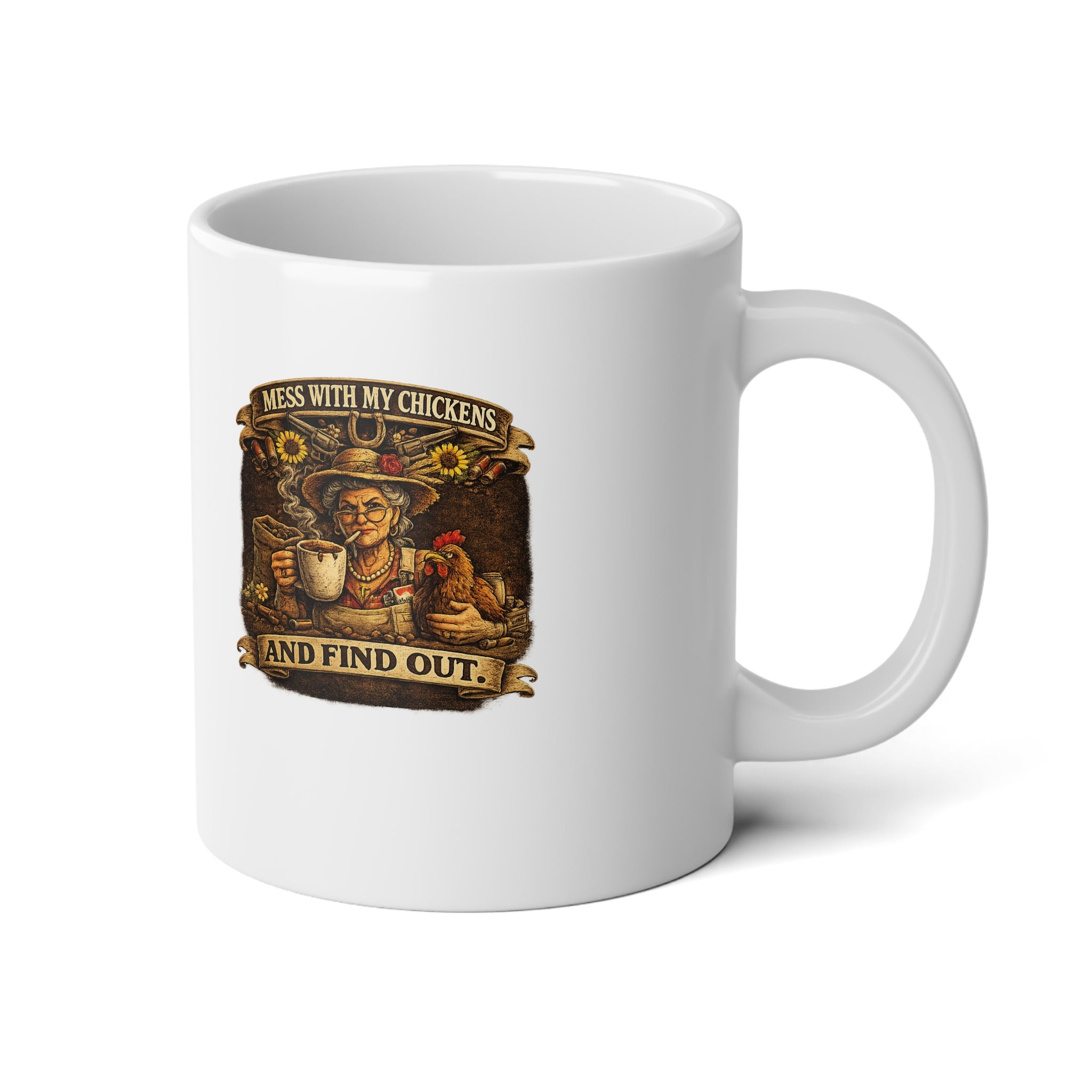 20oz Jumbo Mug — Vintage Coffee humor