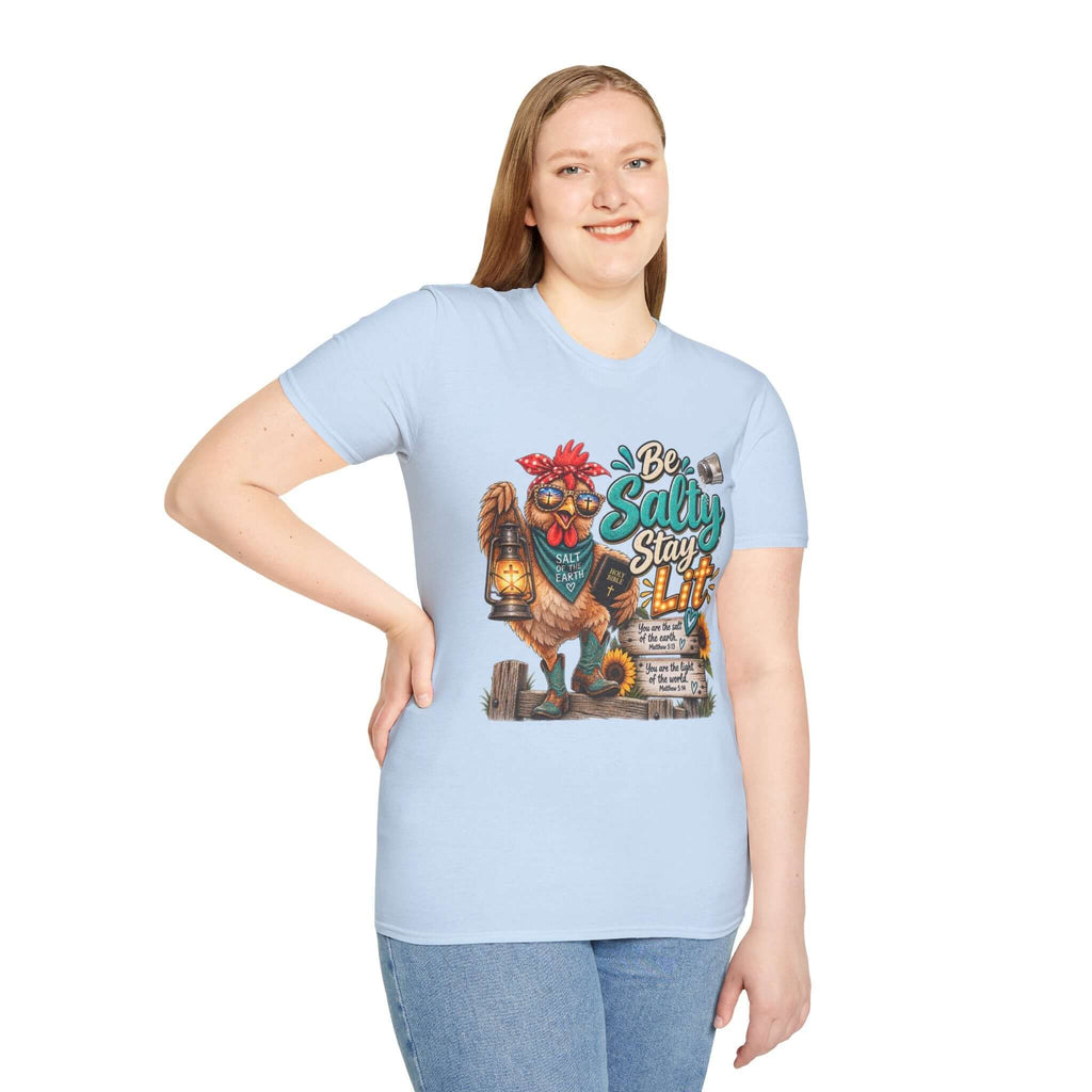 Be Salty Stay Lit Chicken  T-Shirt