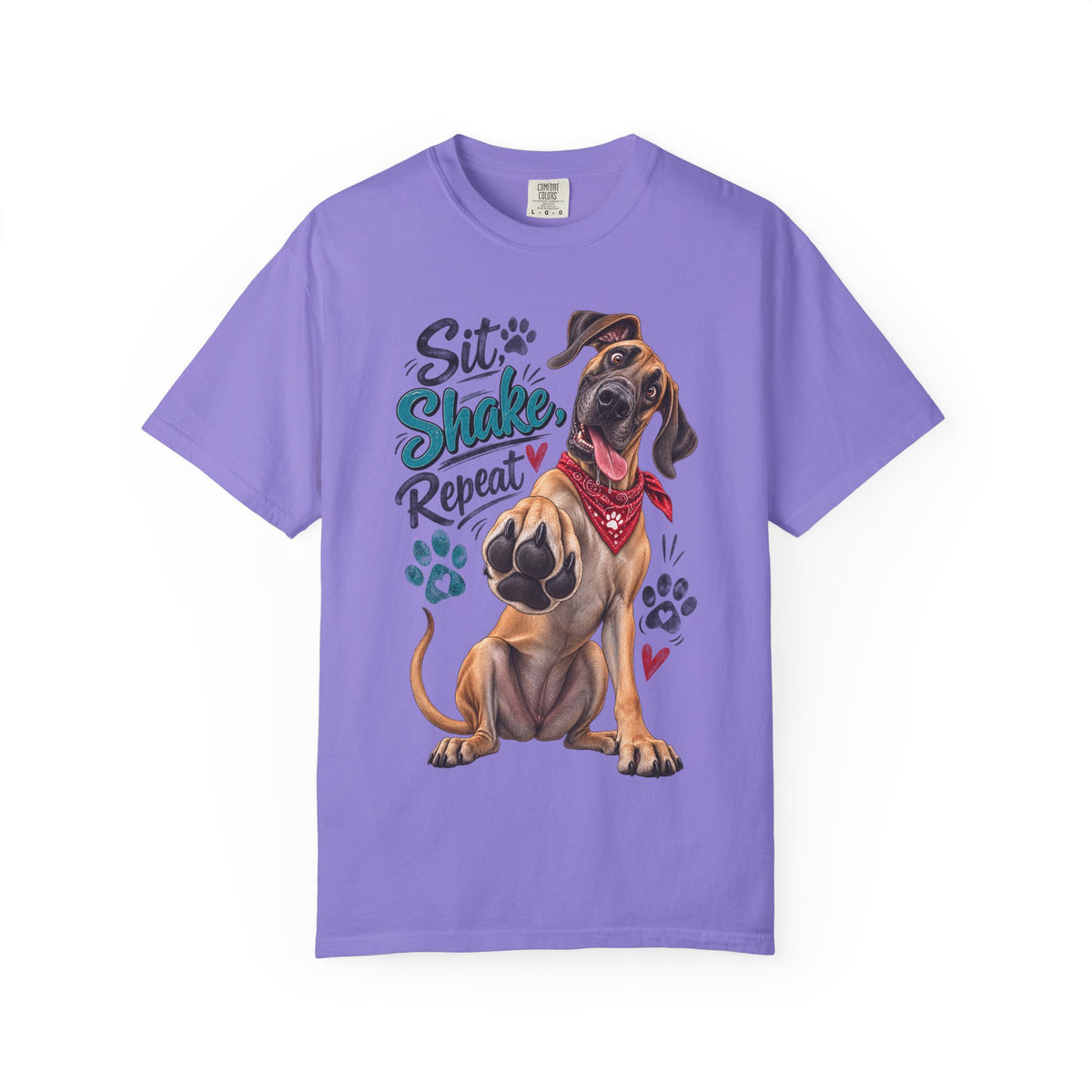 Great Dane Paw Print Tee