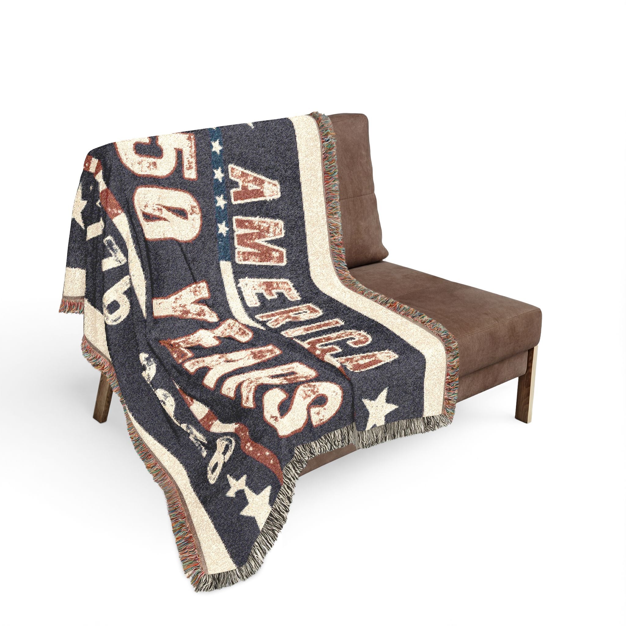America 250 Years Woven Blanket — 1776–2026 Commemorative Throw