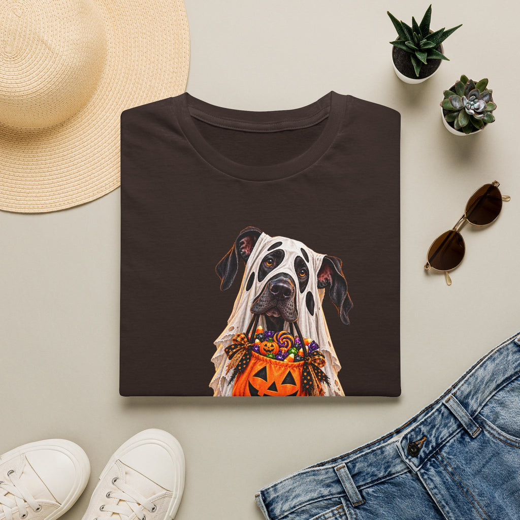 Halloween Dalmatian T-Shirt — Cute Dog with Jack-O’-Lantern Costume