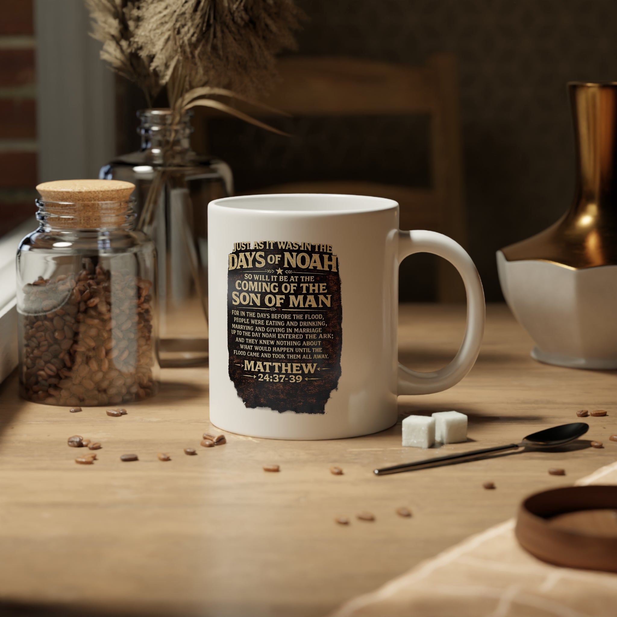 20oz Photo Mug — Semi hauling Ark  down RoadTravel Coffee Cup