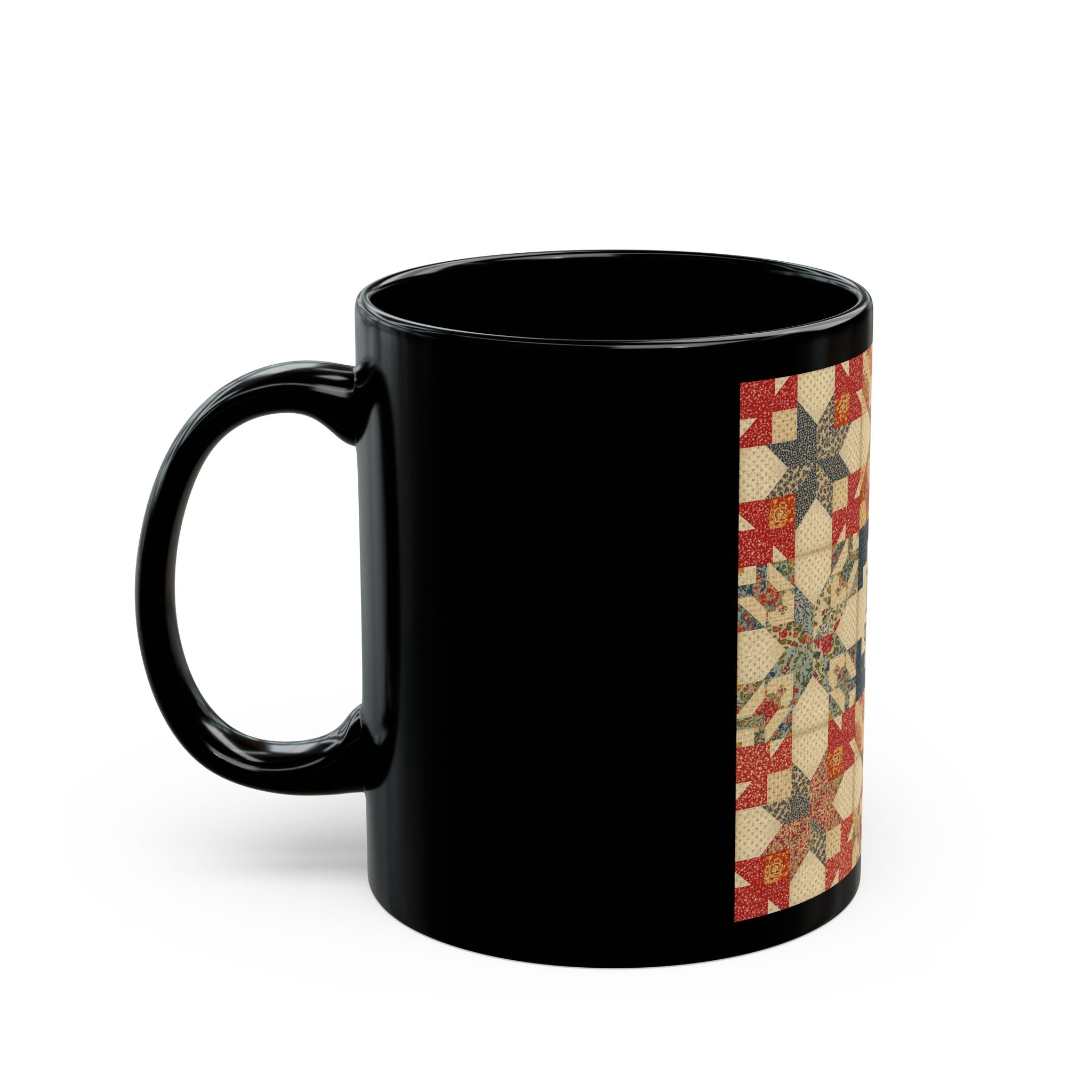 I  Love Quilting Black Mug — Quilter Gift Coffee Cup (11oz & 15oz)