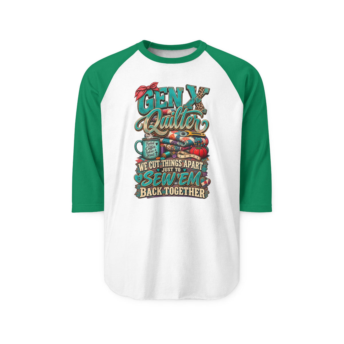 Gen X Quilter Raglan Shirt