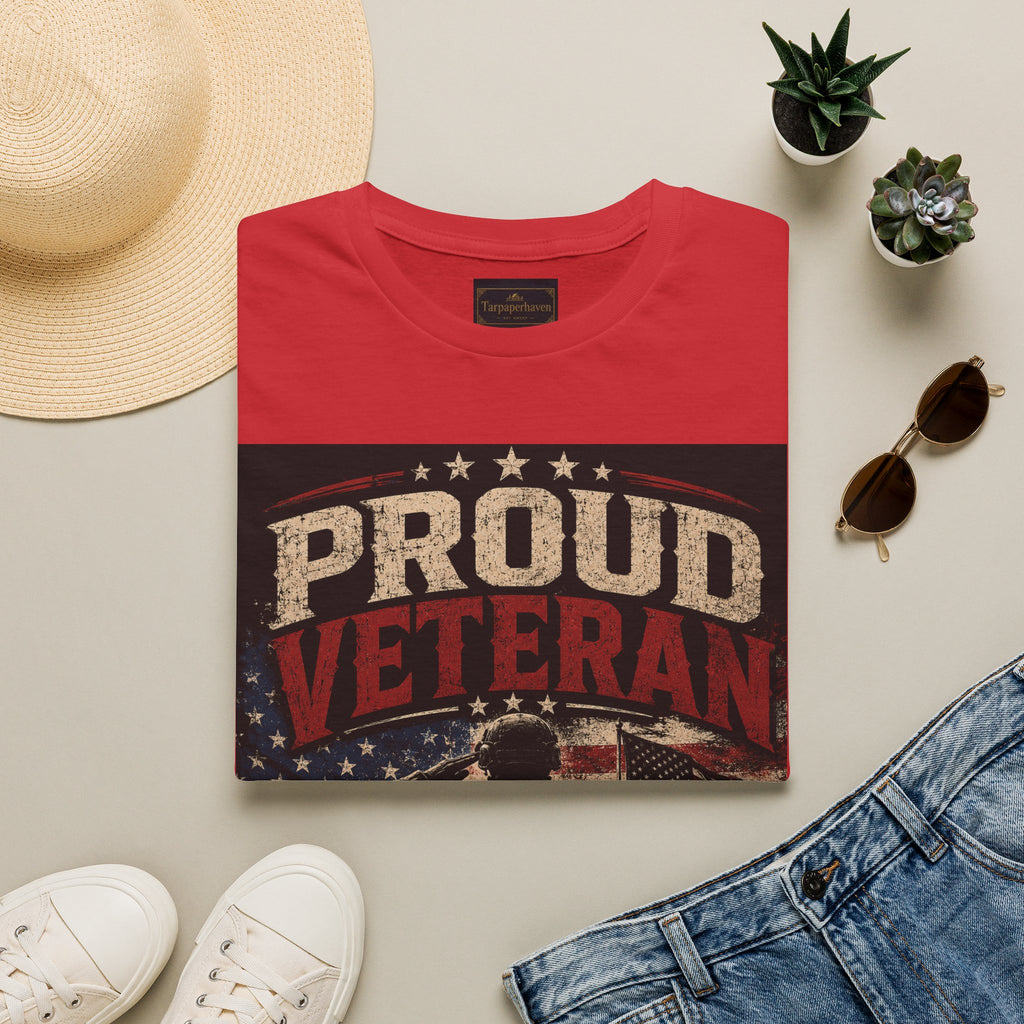 Proud Veteran T-Shirt — Patriotic Military Family Tee