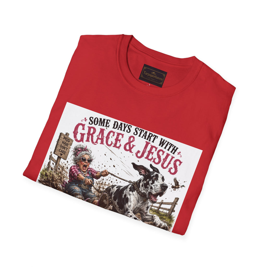 Christian Great Dane Mud-Slinging Graphic Tee