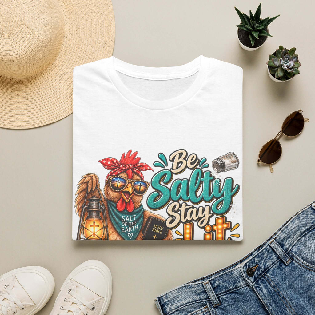 Be Salty Stay Lit Chicken  T-Shirt