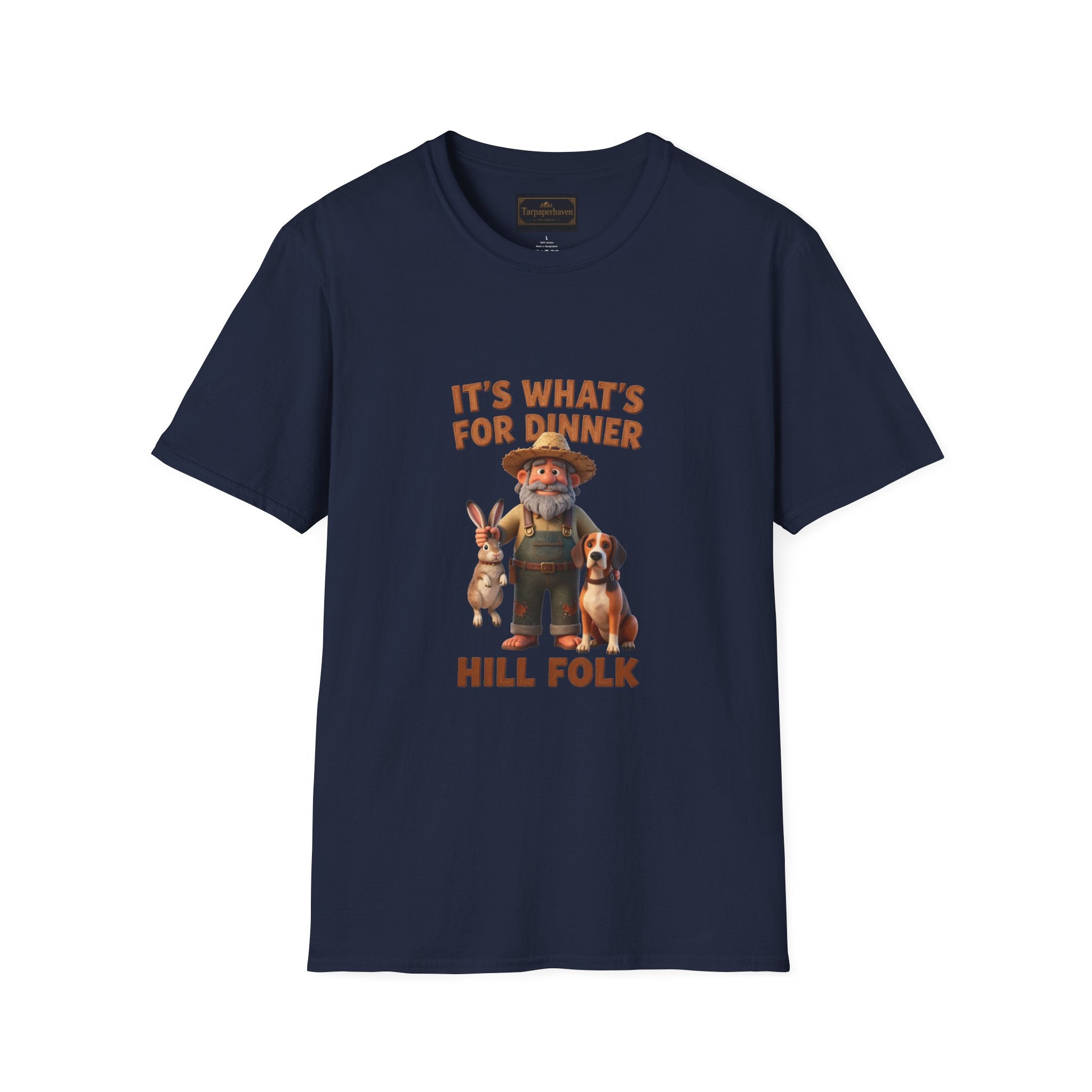 It's What's For Dinner Hill Folk T-Shirt — Funny Country Farmer Graphic Tee