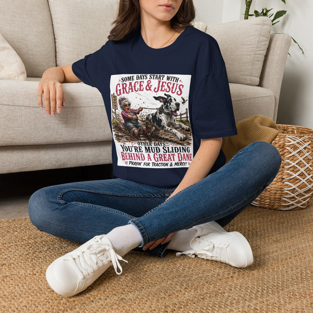 Christian Great Dane Mud-Slinging Graphic Tee