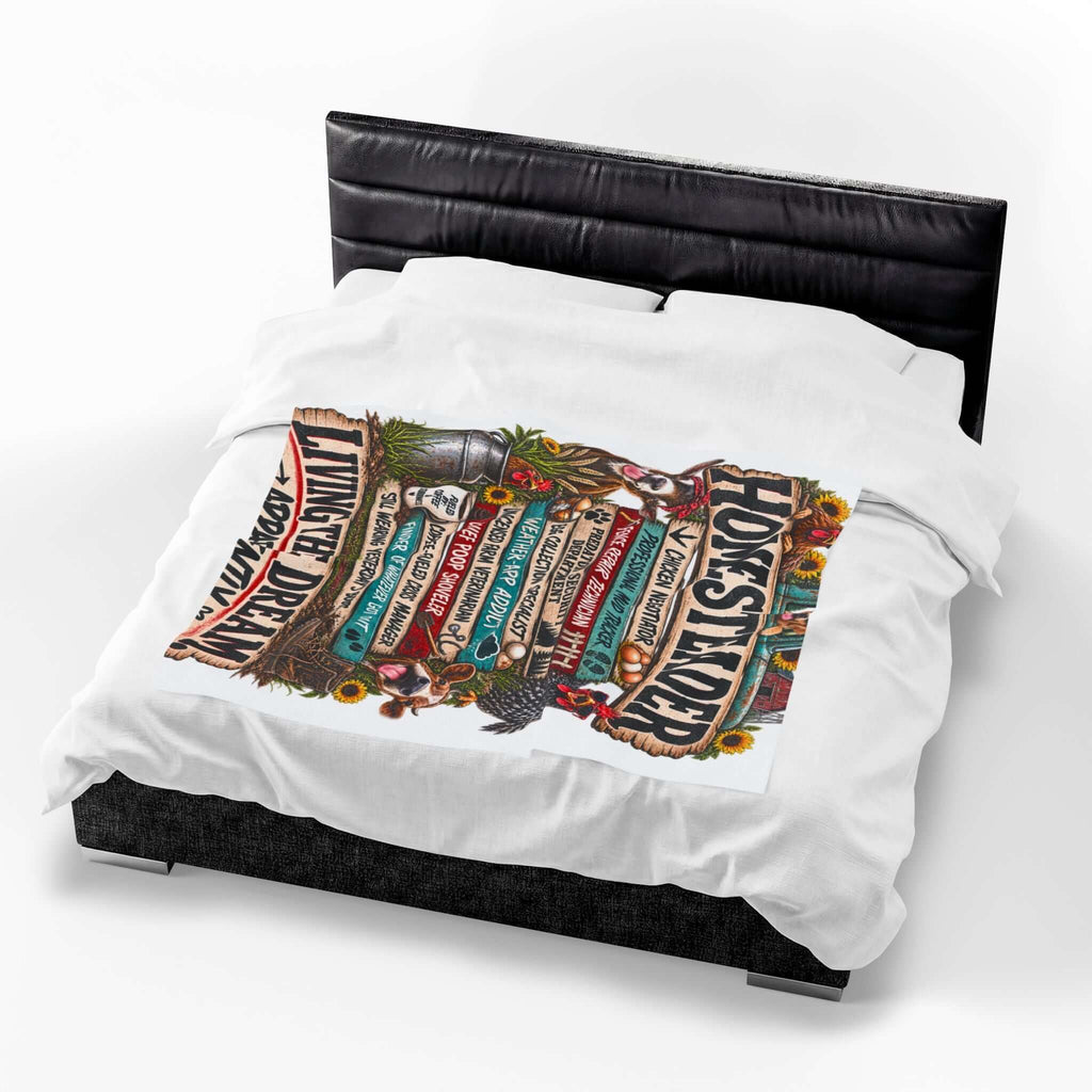 Homesteader Velveteen Plush Blanket